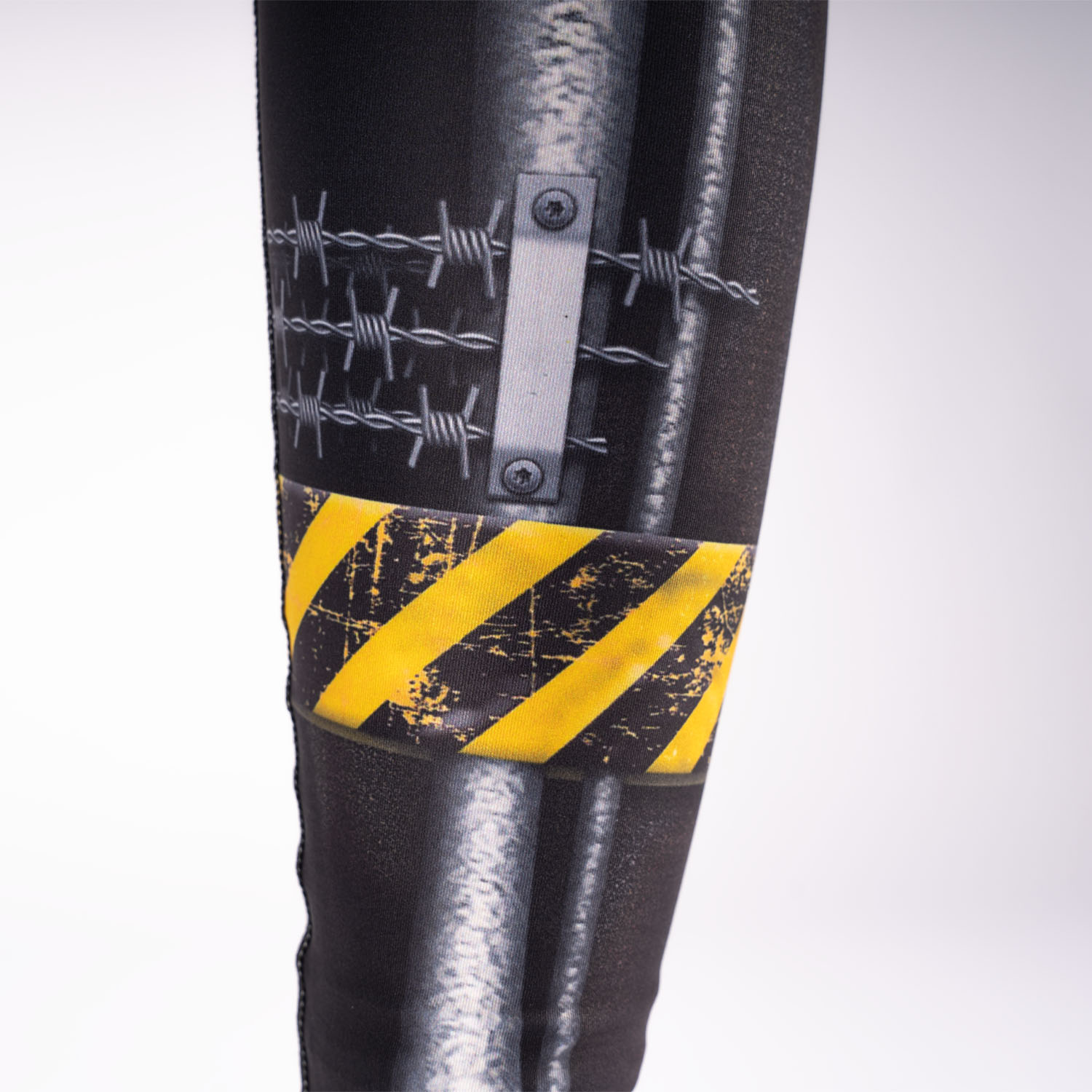 Anarchy Apparel Compression Leggings, Bare Bones M