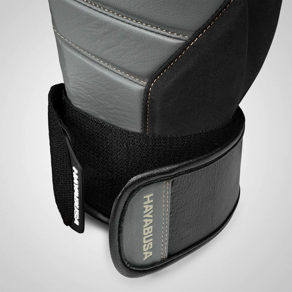 Hayabusa Boxhandschuhe, T3, dunkelgrau-schwarz, 12 Oz