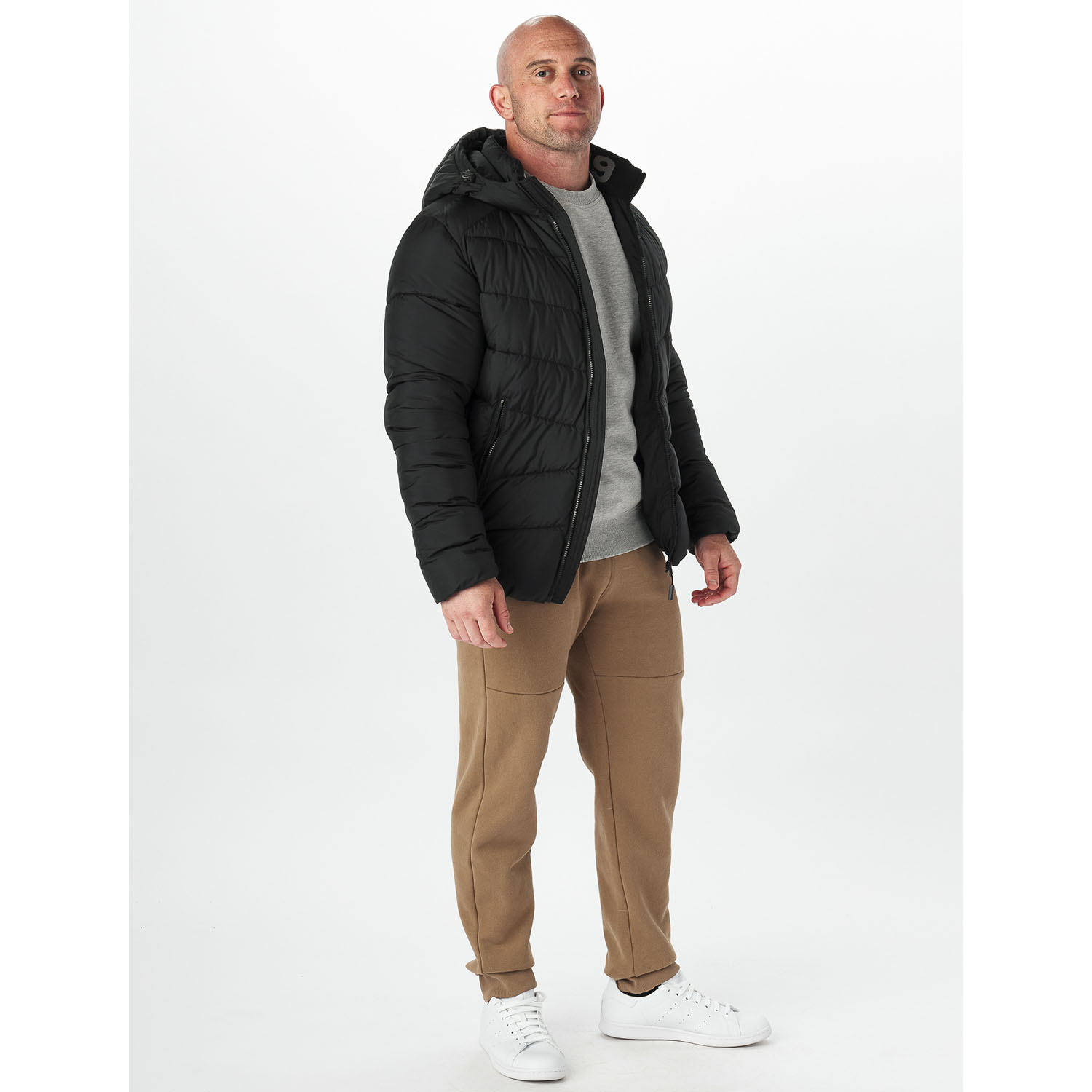 Pit Bull West Coast Jacket, Padded, Quilted Mobley, black, XL
