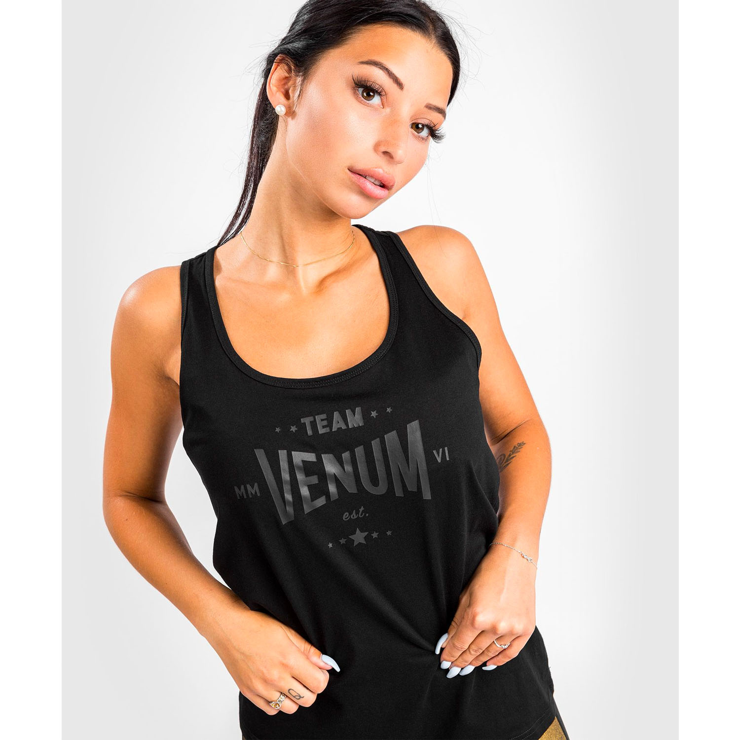 VENUM Tank Top, Women, Team 2.0, black-black XL