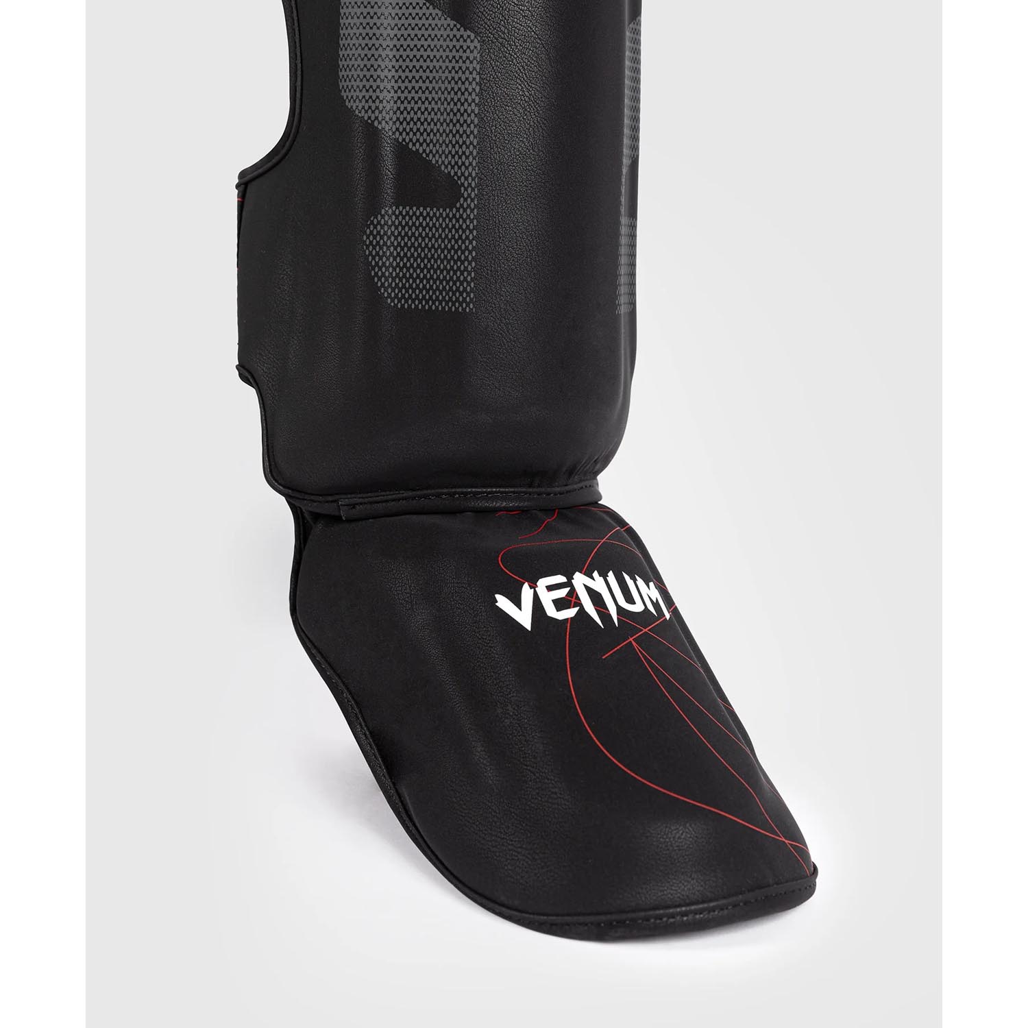 VENUM Shinguards, Tactical XT, black-red, XL