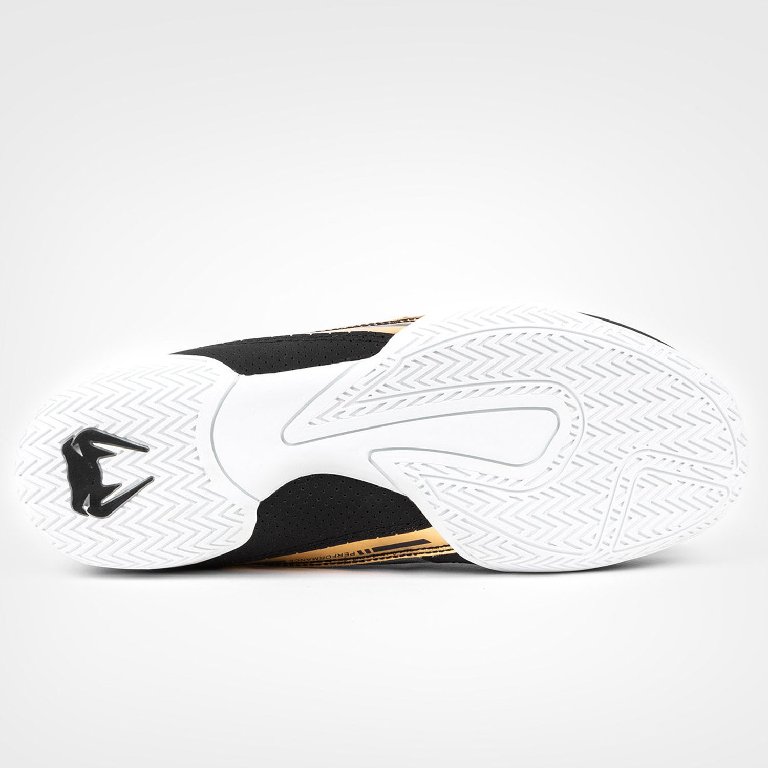 VENUM Boxing Shoes, Elite, black-white-gold, 41