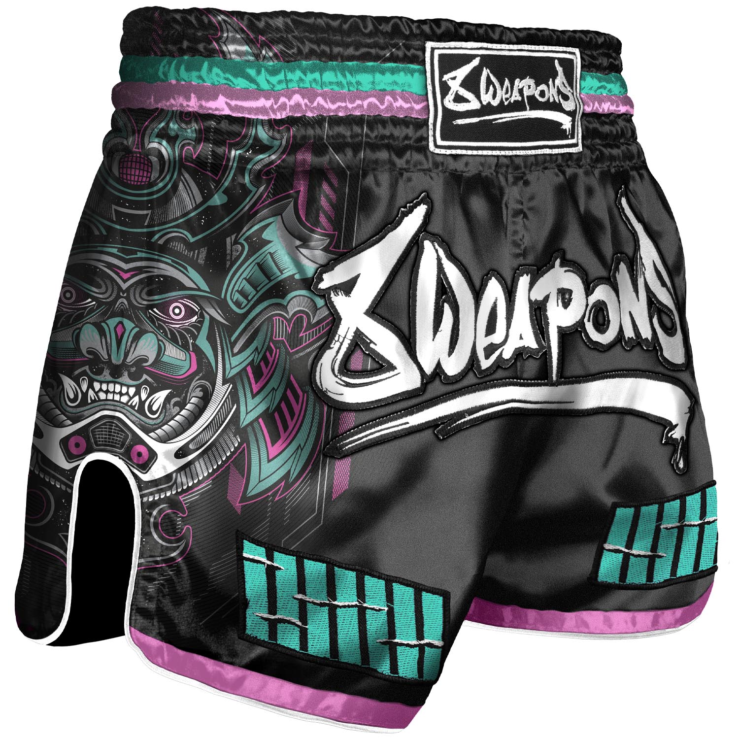 8 WEAPONS Muay Thai Shorts, Samurai 2.0, cyber, M