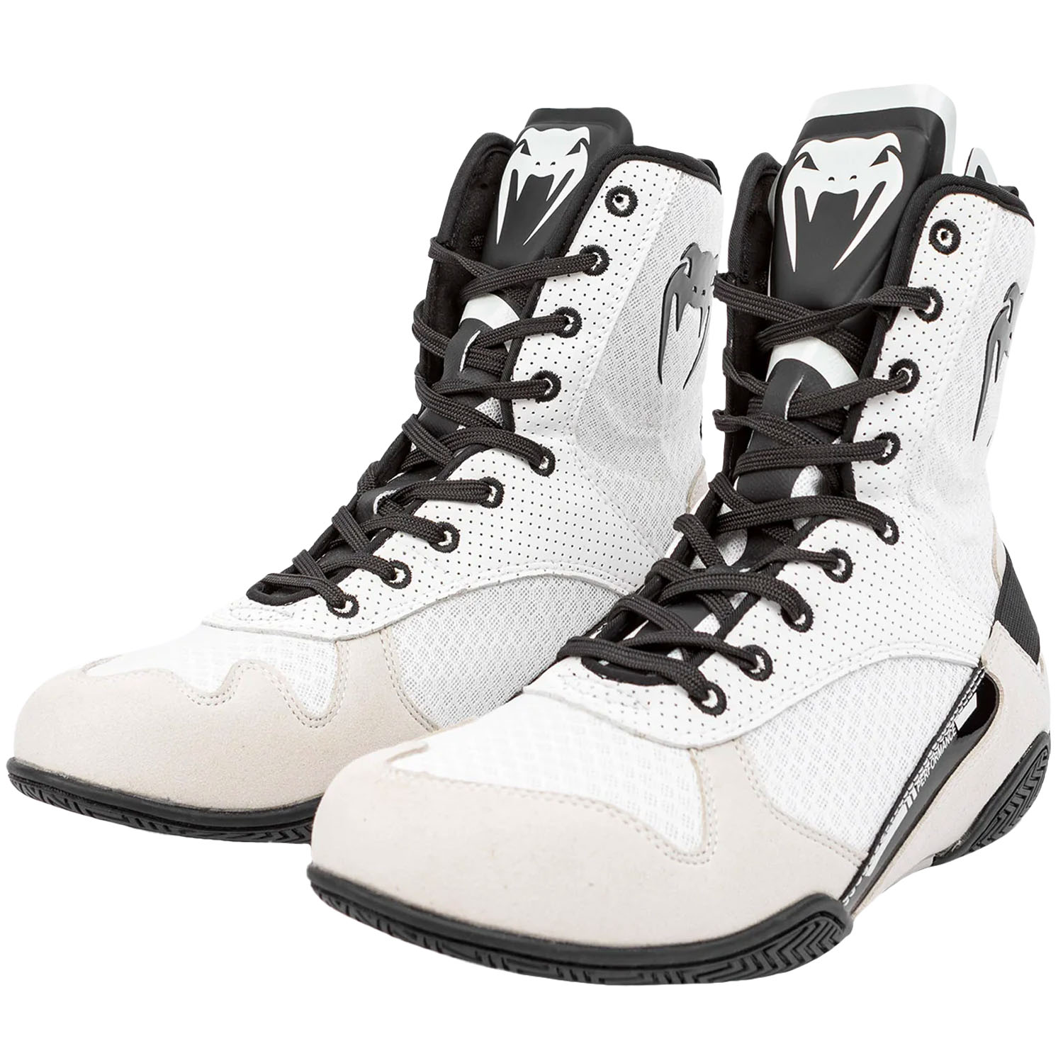 VENUM Boxschuhe, Elite, weiß-schwarz, 40