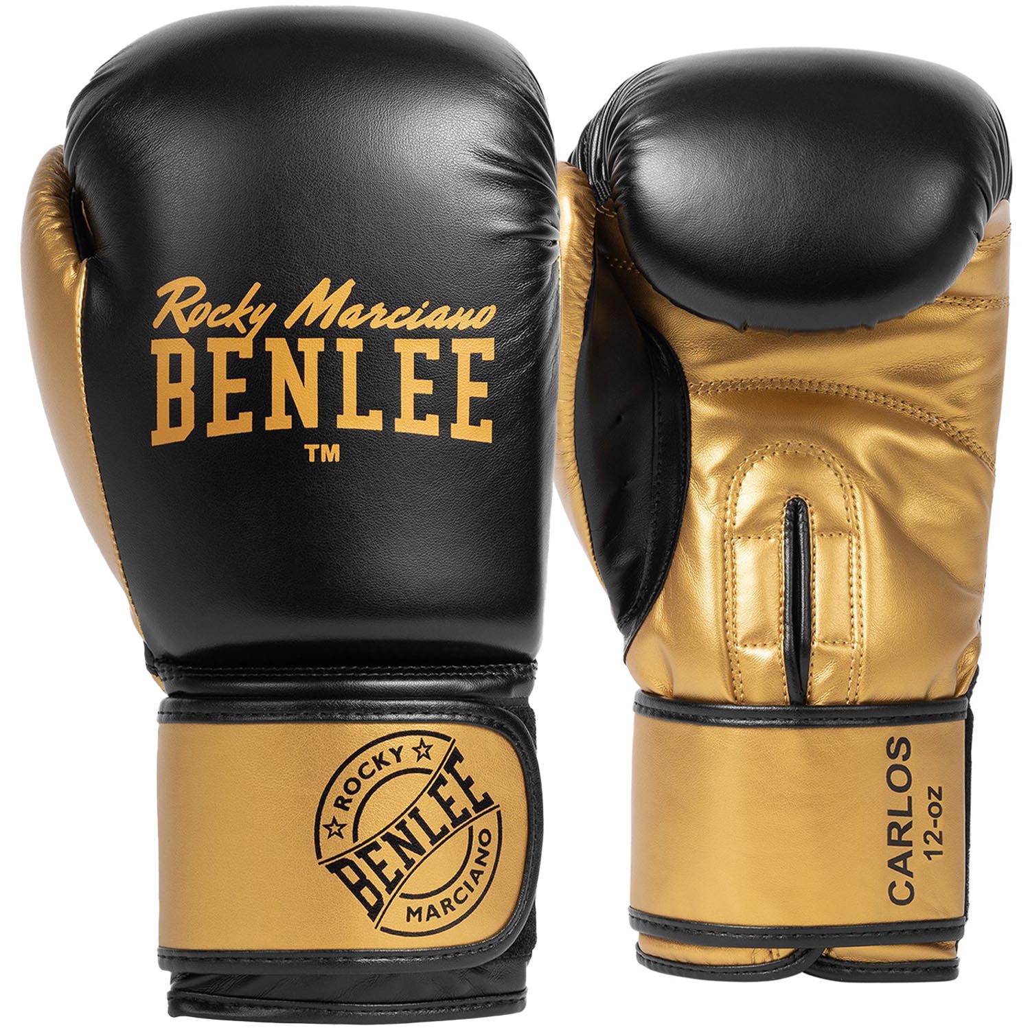 BENLEE Boxhandschuhe, Carlos, schwarz-gold, 12 Oz