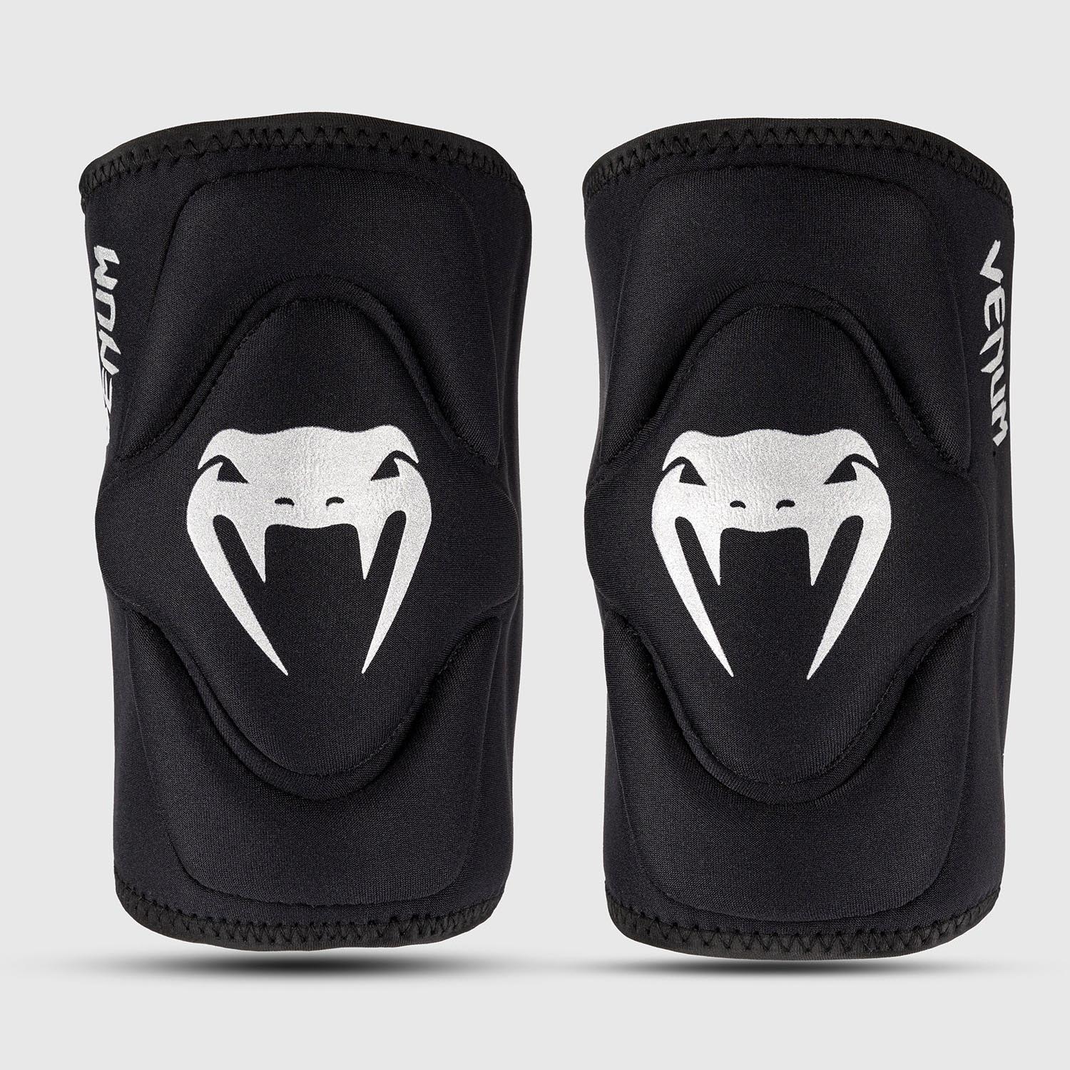 VENUM Knee Pads, Gel Kontact, black-silver, S