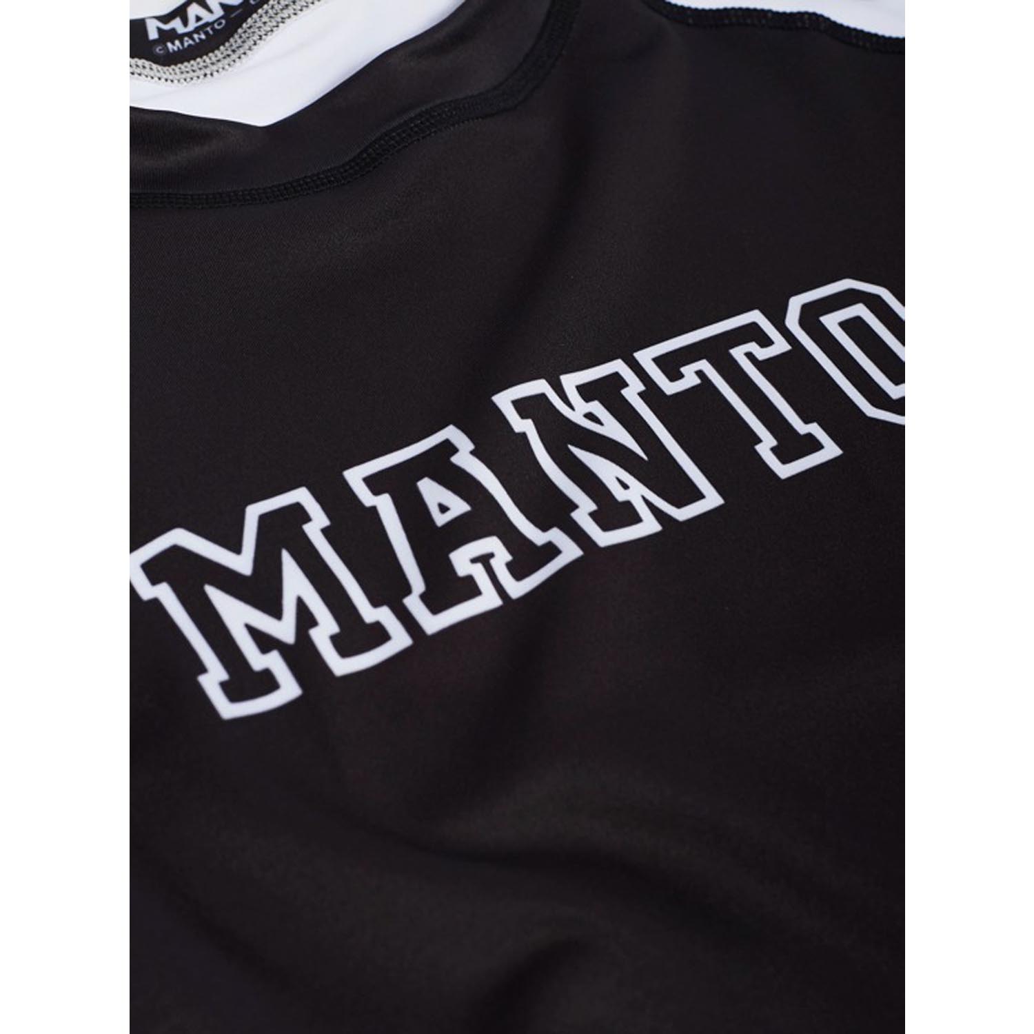 MANTO Rashguard, L/S, Miko, black-white, S