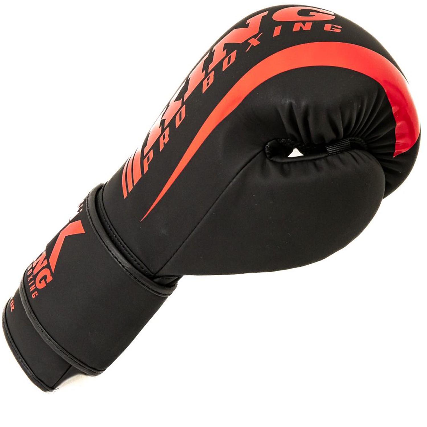 KING PRO BOXING Boxhandschuhe, Revo 8, schwarz-rot, 10 Oz
