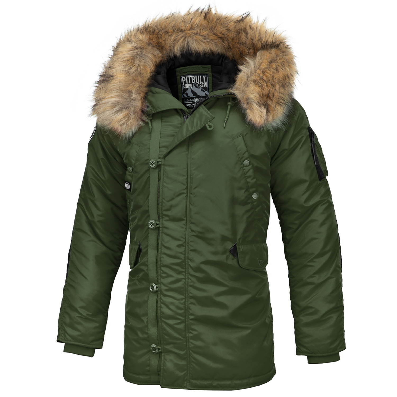 Pit Bull West Coast Jacke, Parka, Alder, olive, S