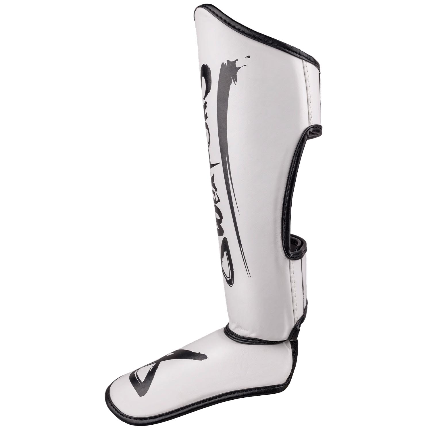 8 WEAPONS Shin Guards, Kids, Unlimited 2.0, white-black, L/XL