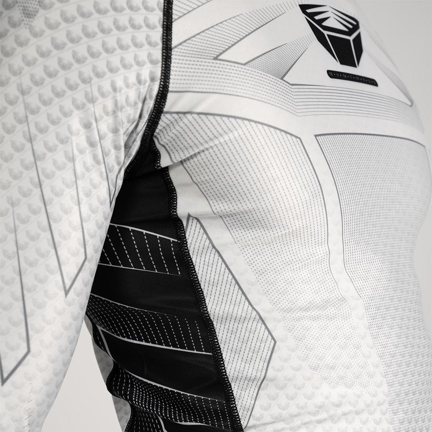 RINGLIFE Rashguard, L/S - Octaring 2.0 weiss-schwarz XL