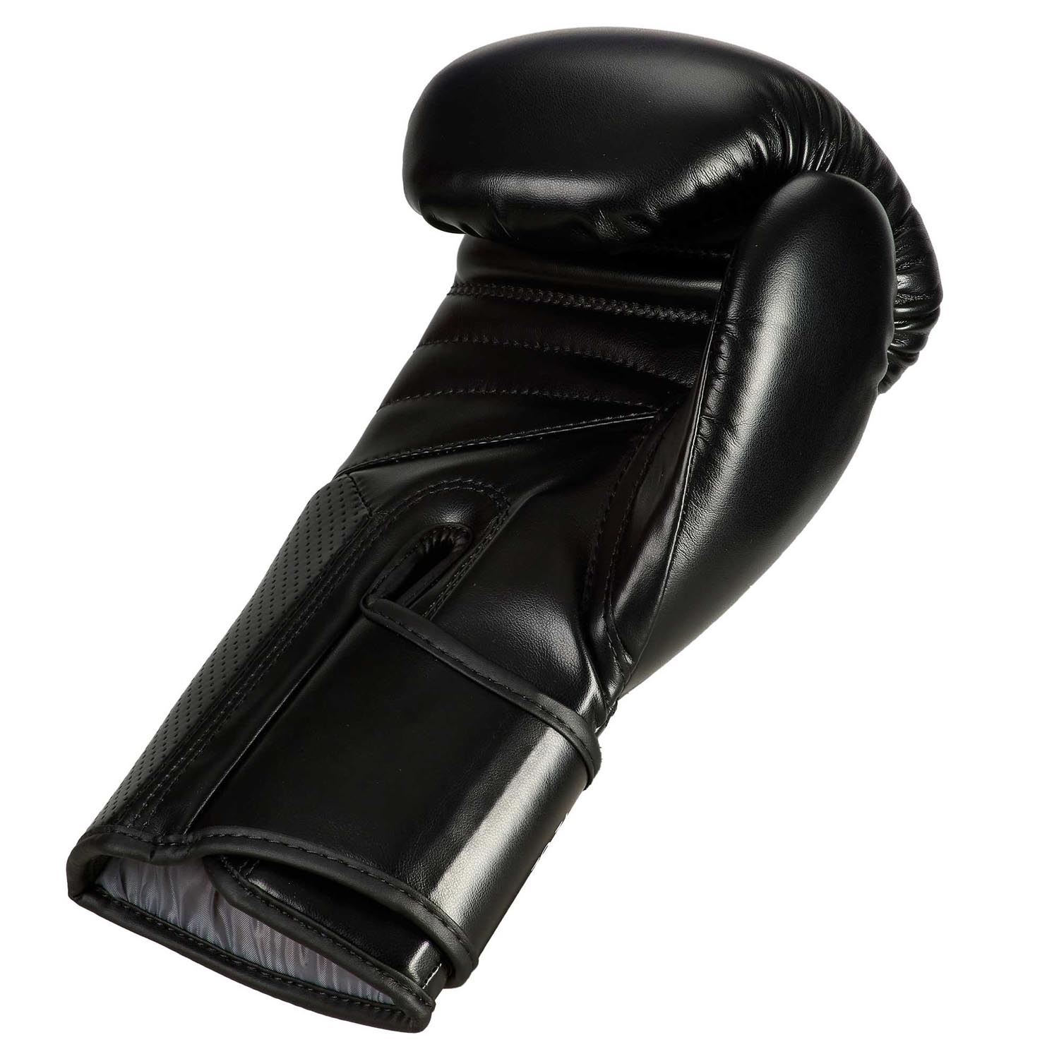 Ju-Sports Boxing Gloves, Training 2.0, black-white, 16 Oz
