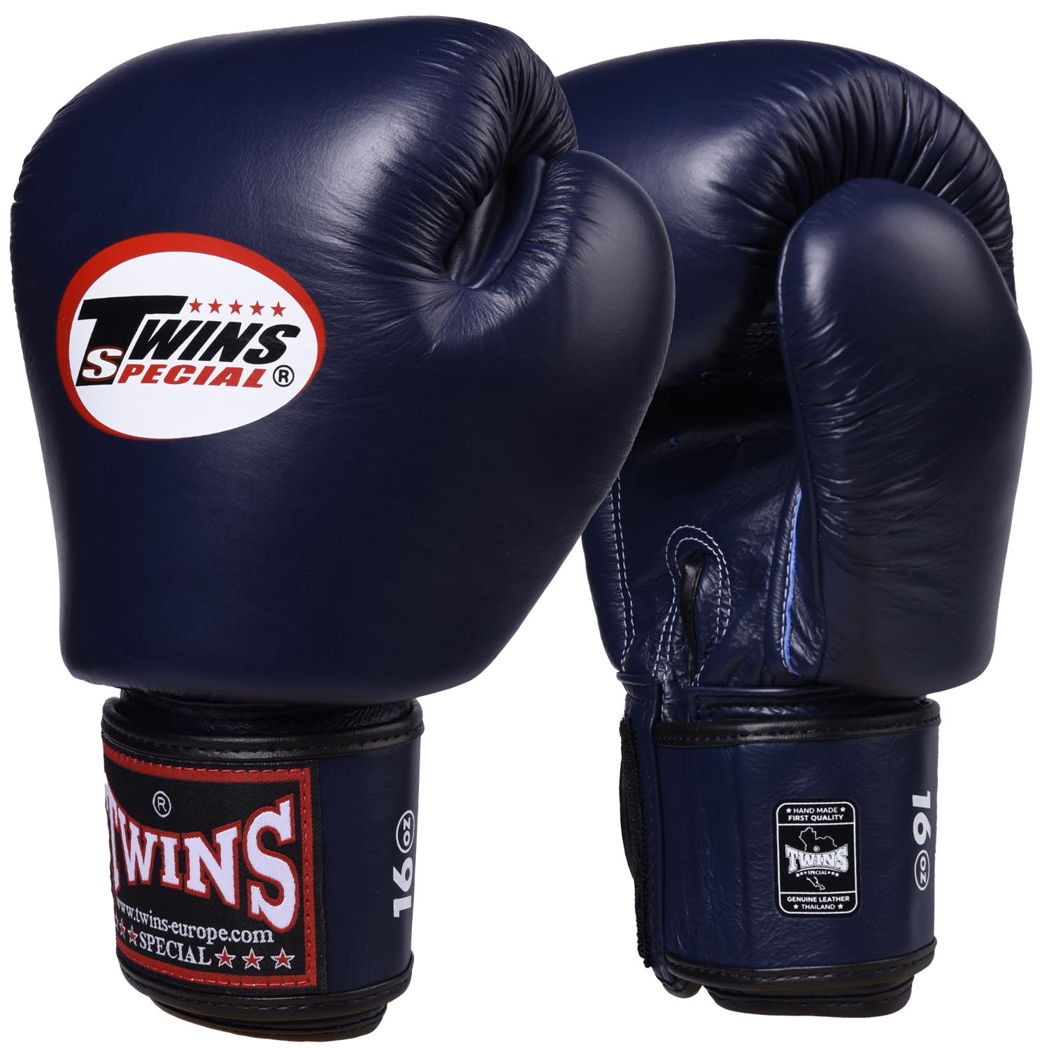 TWINS Special Boxing Gloves, Leather, BGVL-3, blue, 14 Oz