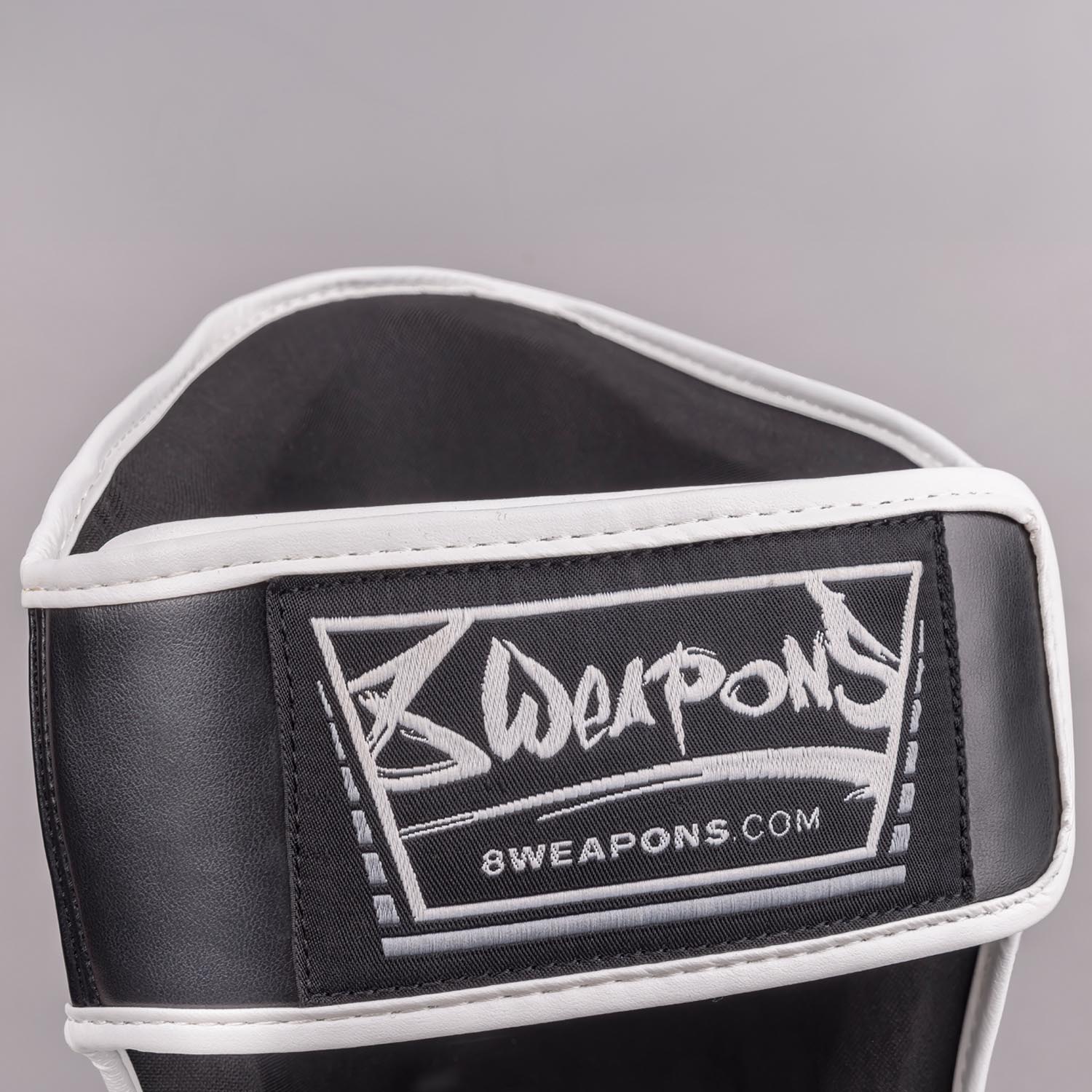 8 WEAPONS Shin Guards, Shift, black-white, XL
