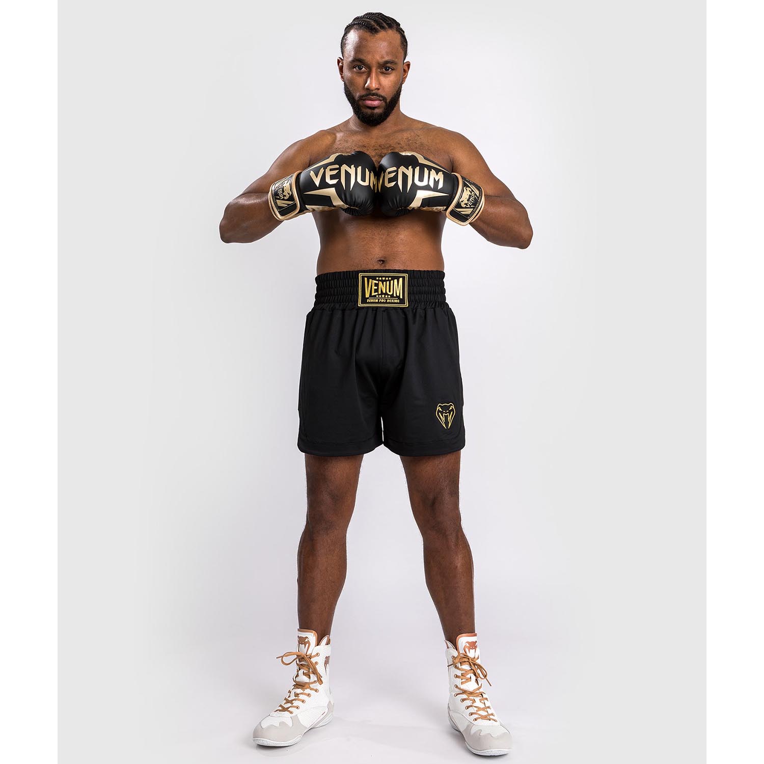 VENUM Boxing Shorts, Classic, black-gold, XXL