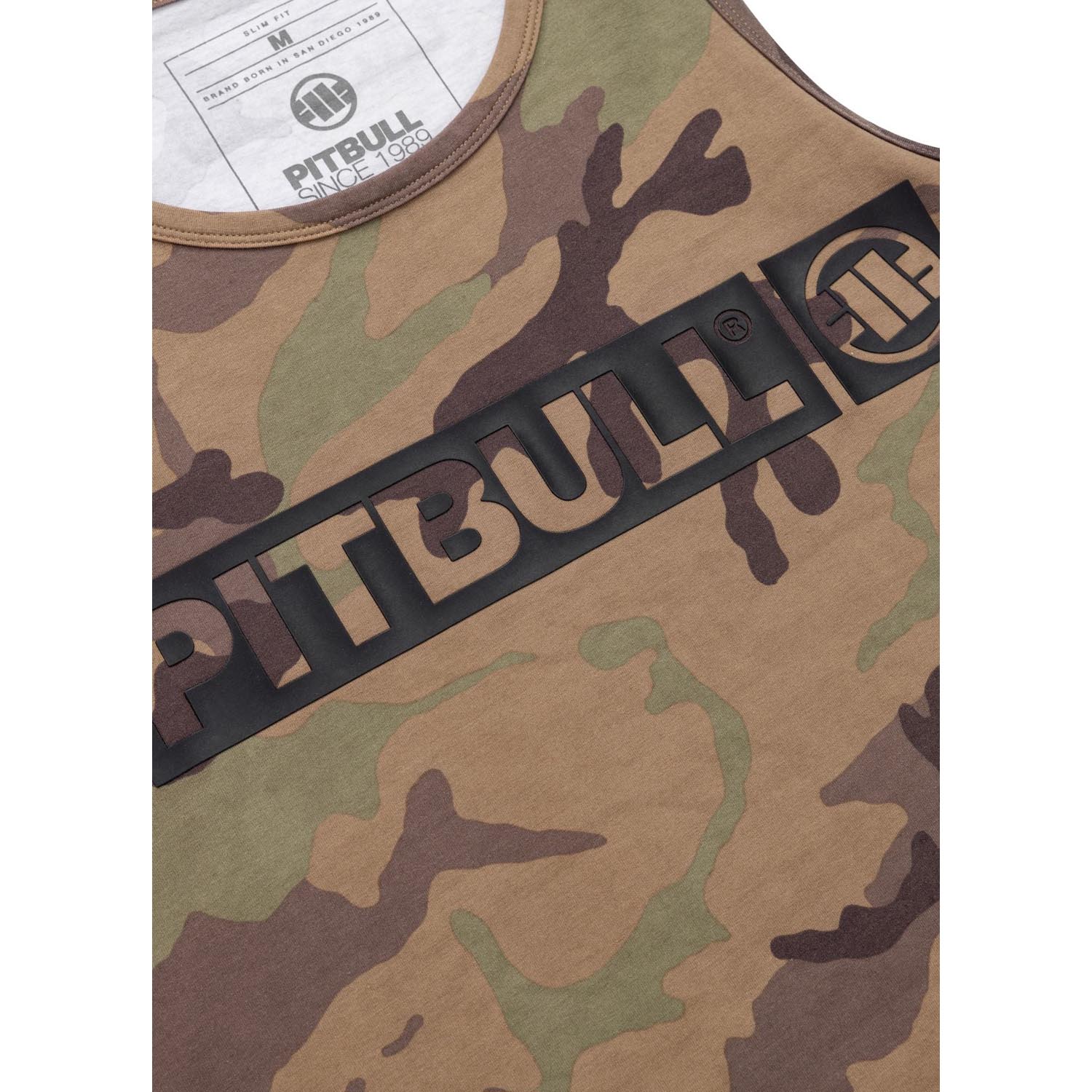 Pit Bull West Coast Tank Top, Hilltop, woodland-camo, XXXL