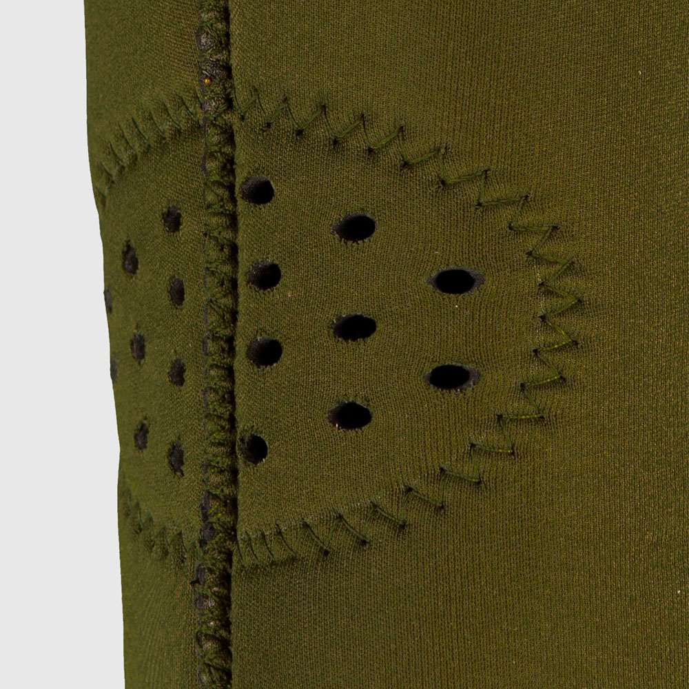 VENUM Knieschoner, Kontact Gel, khaki-black, L
