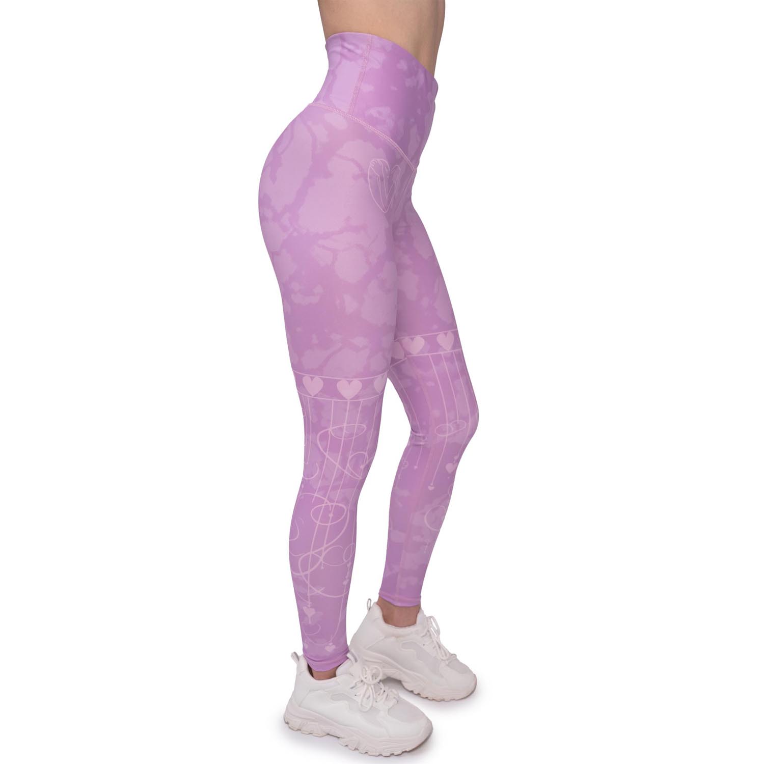 Anarchy Apparel Compression Leggings, Lovely Lilac, S