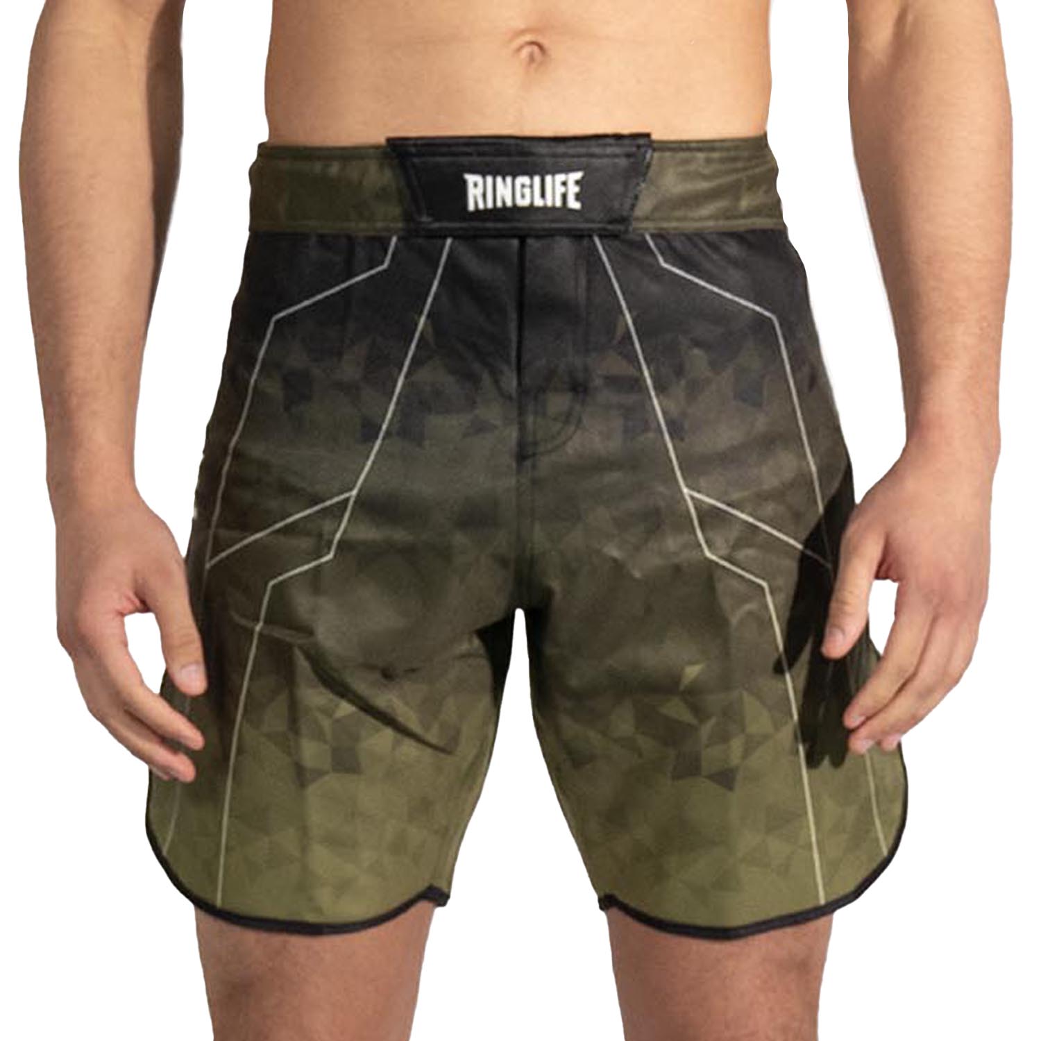 RINGLIFE MMA Shorts - Transition schwarz-grün 3XL