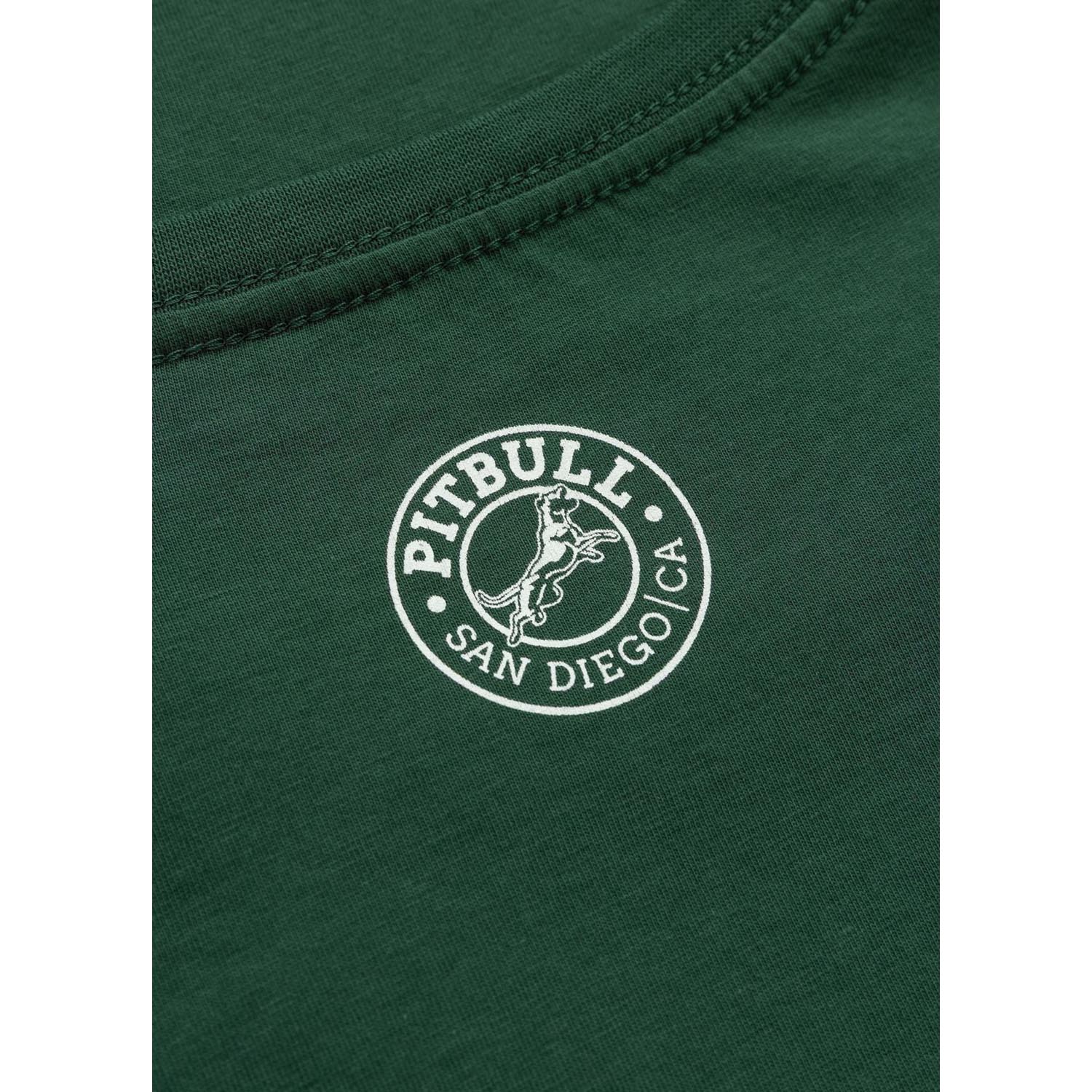 Pit Bull West Coast, T-Shirt, San Diego CA, dark green-white, XXXL