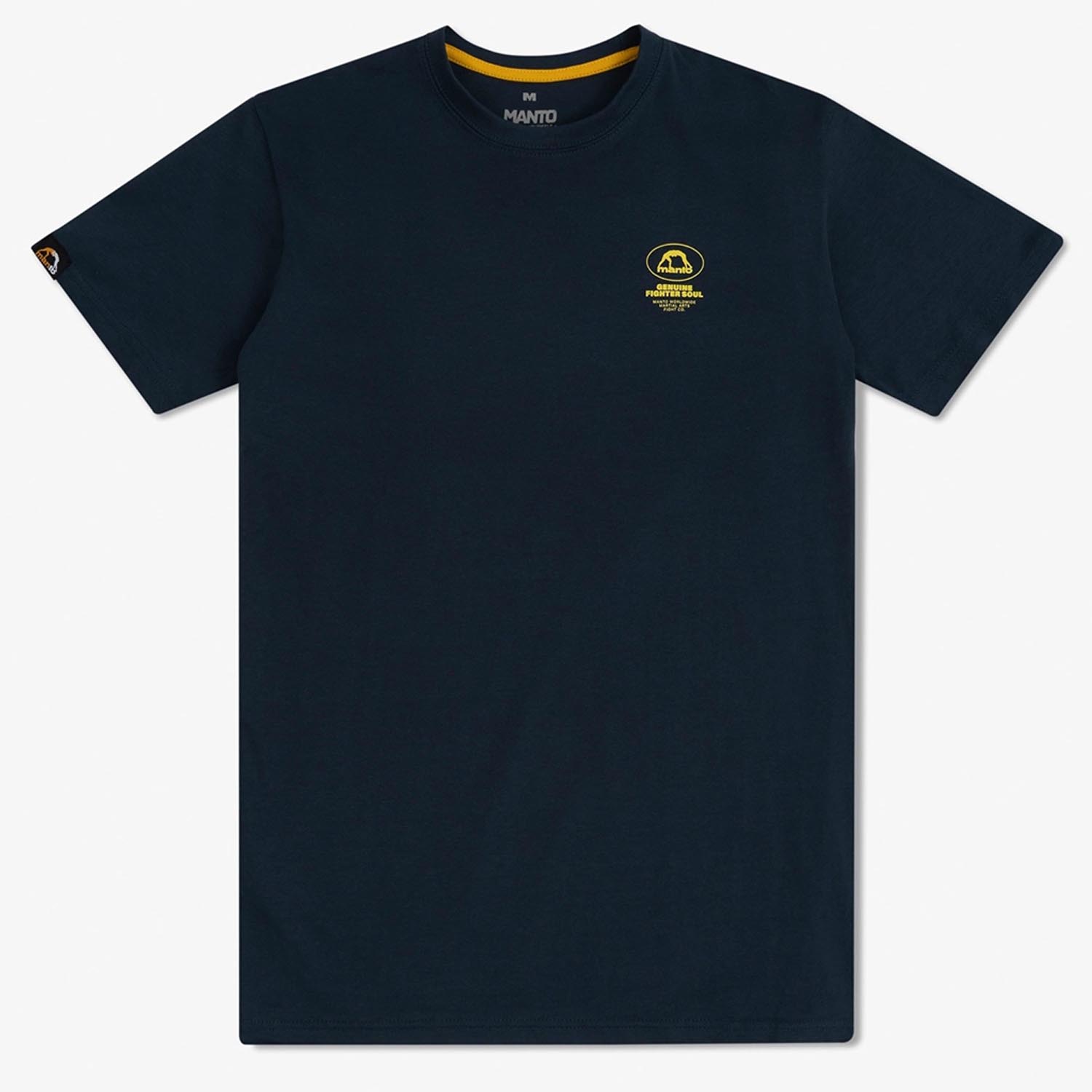 MANTO T-Shirt, Fighter, Soul, navy-yellow, XXL