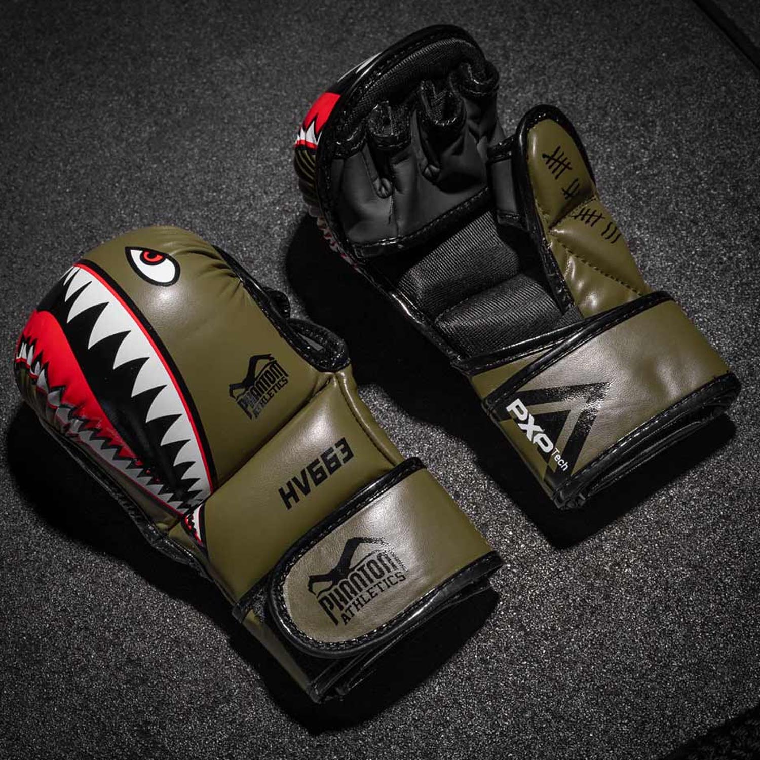 Phantom Athletics MMA Sparring Handschuhe, Fight Squad, army, S/M