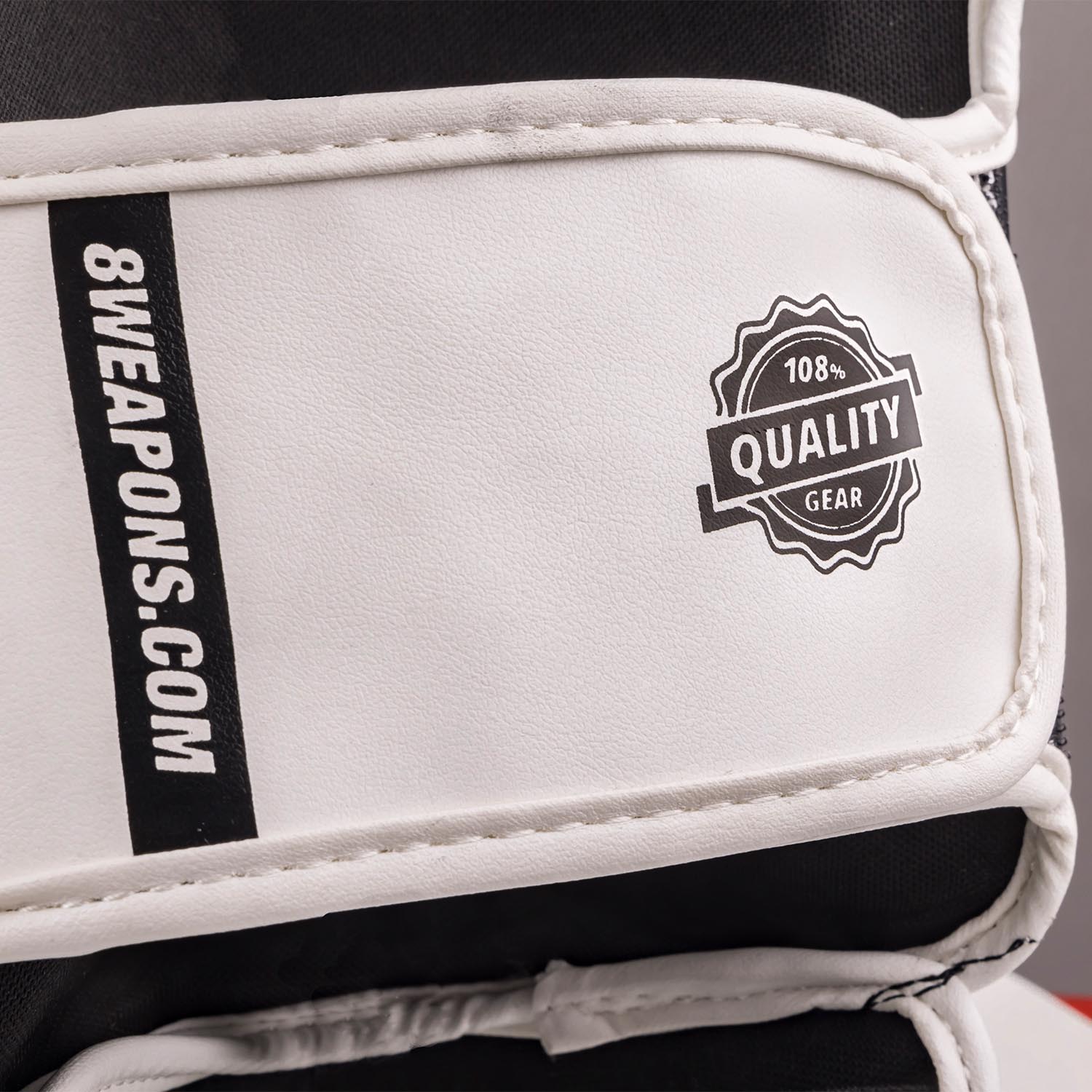 8 WEAPONS Shin Guards, Unlimited 2.0, white-black, M