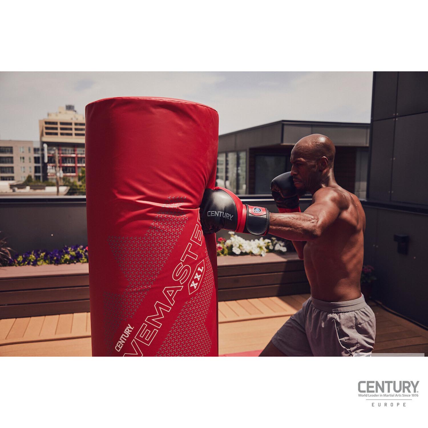 Century Standing Punching Bag, Wavemaster XXL, red-black