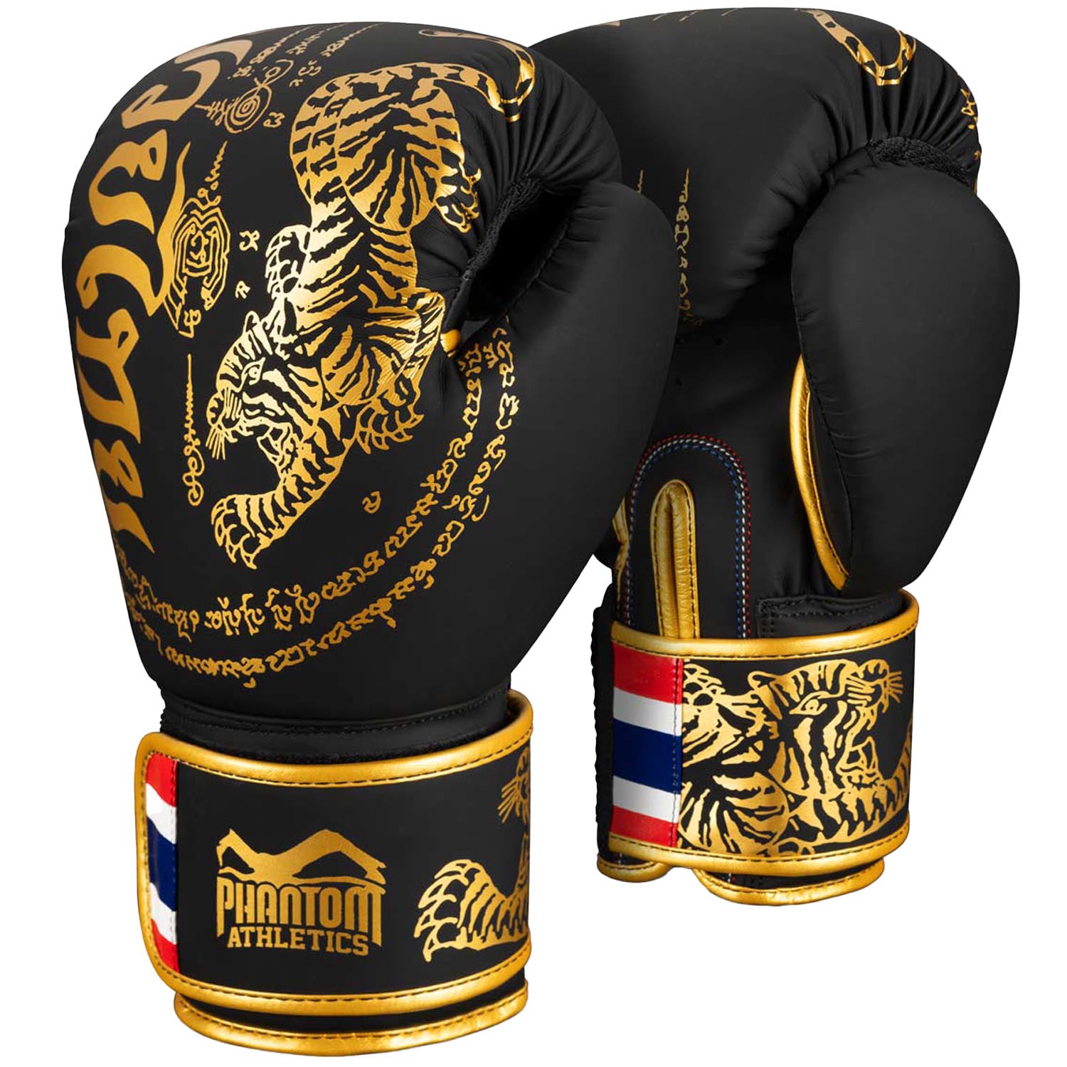 Phantom Athletics Boxing Gloves, Muay Thai, black-gold
