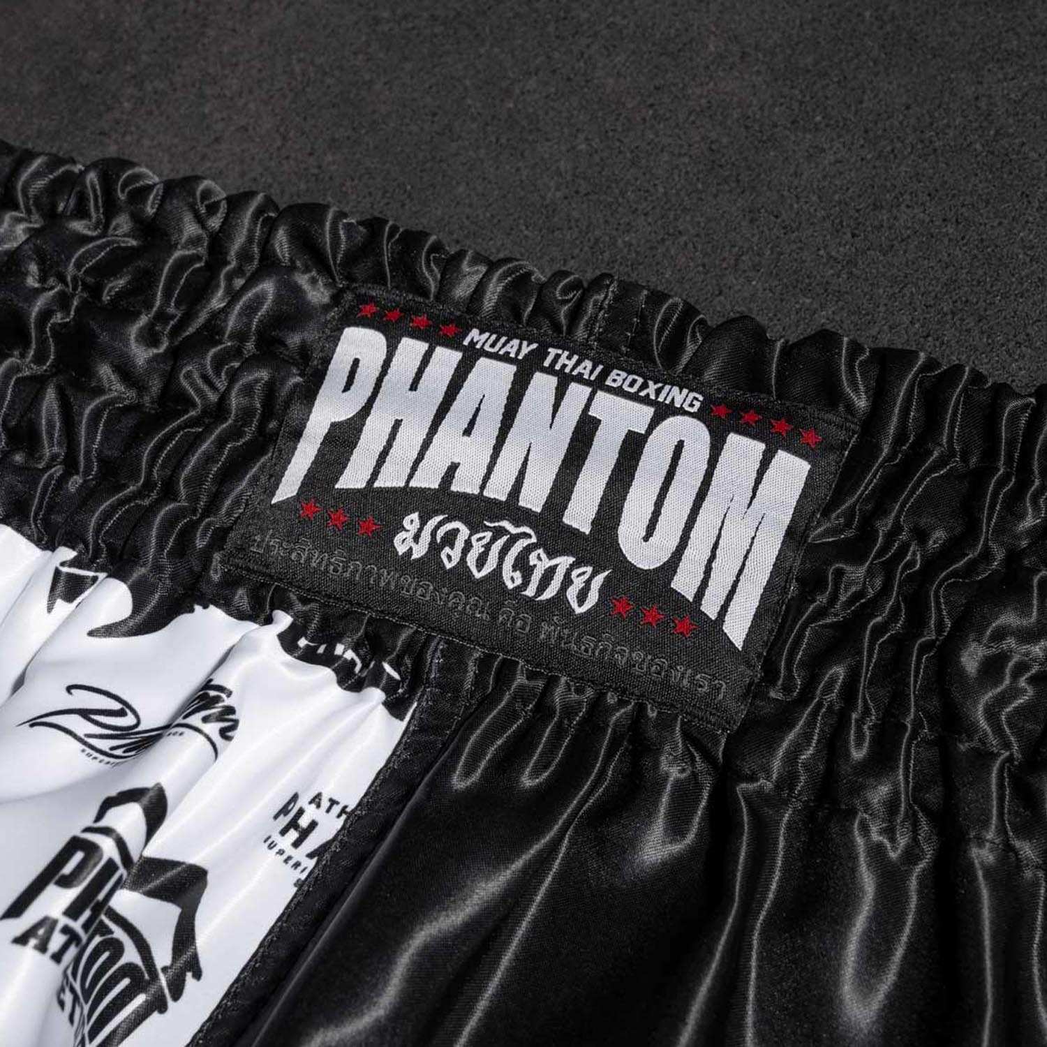 Phantom Athletics Muay Thai Shorts, Legend, black-white, M