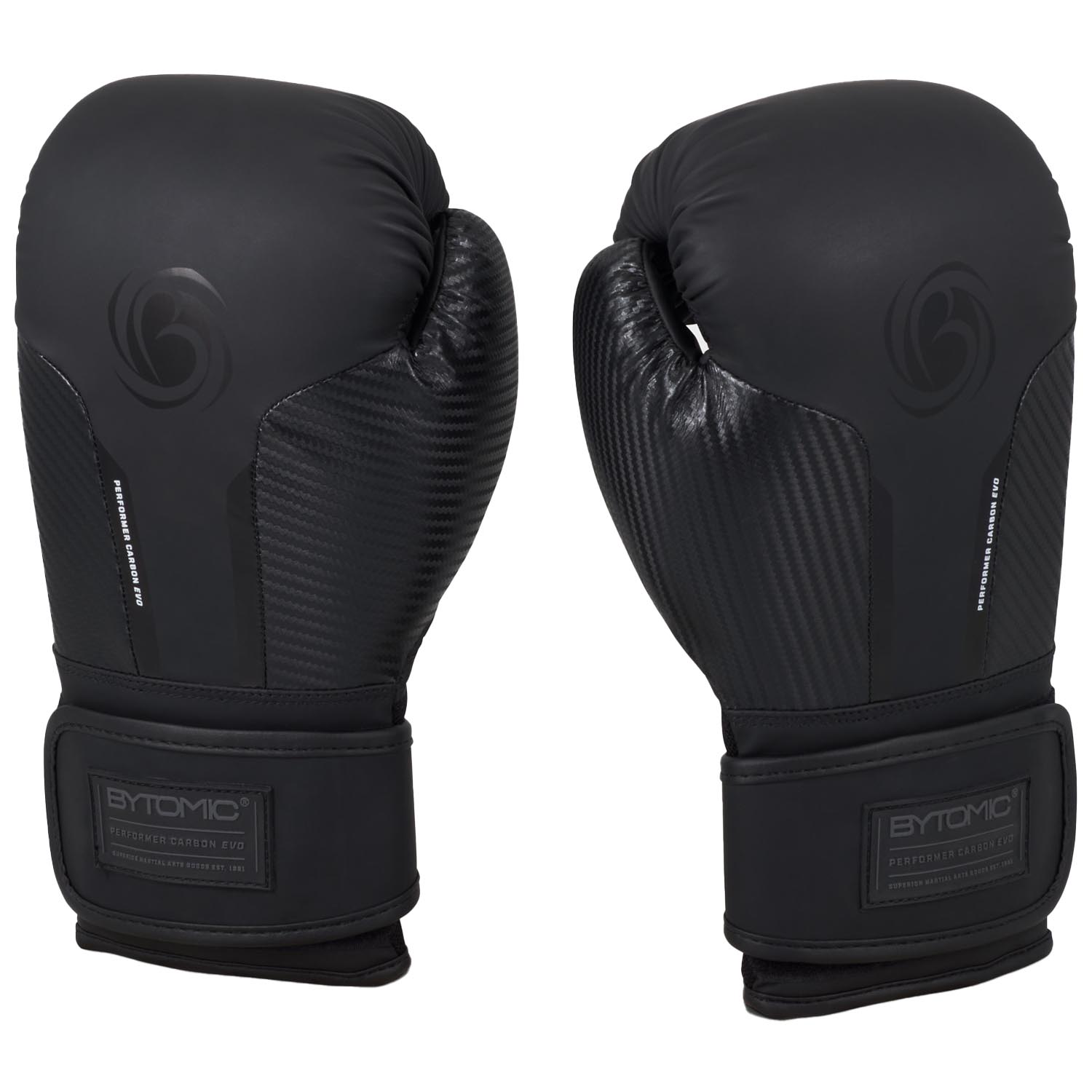 Bytomic Boxhandschuhe, Kinder, Performer Carbon Evo, schwarz-schwarz, 8 Oz
