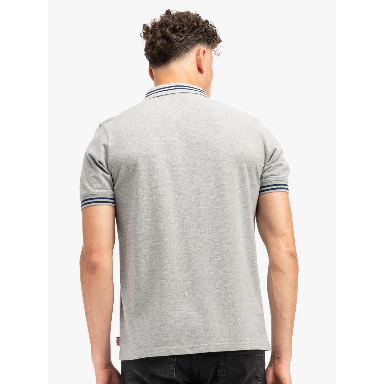 Lonsdale Polo Shirt, Markham, grey, M