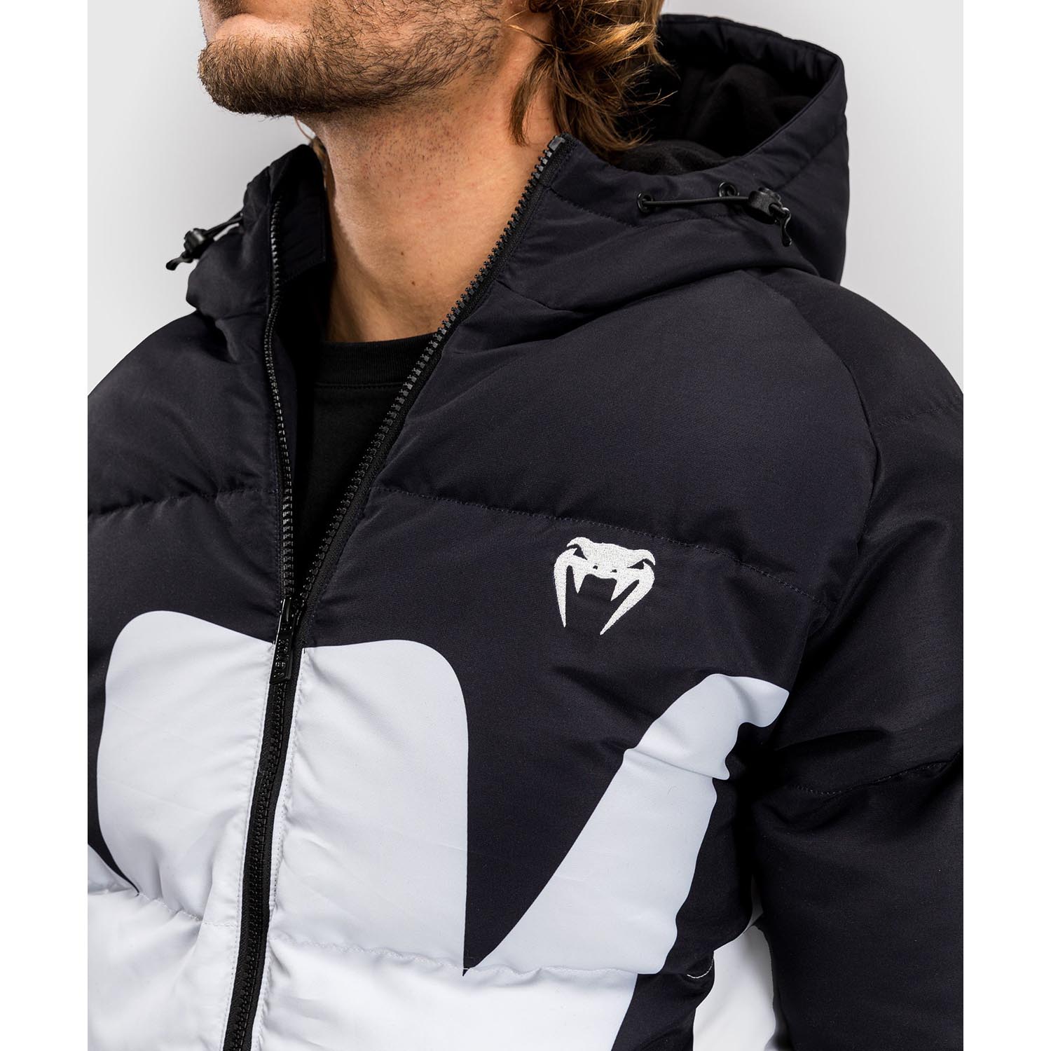 VENUM Down Jacket, Attack, black-white, S