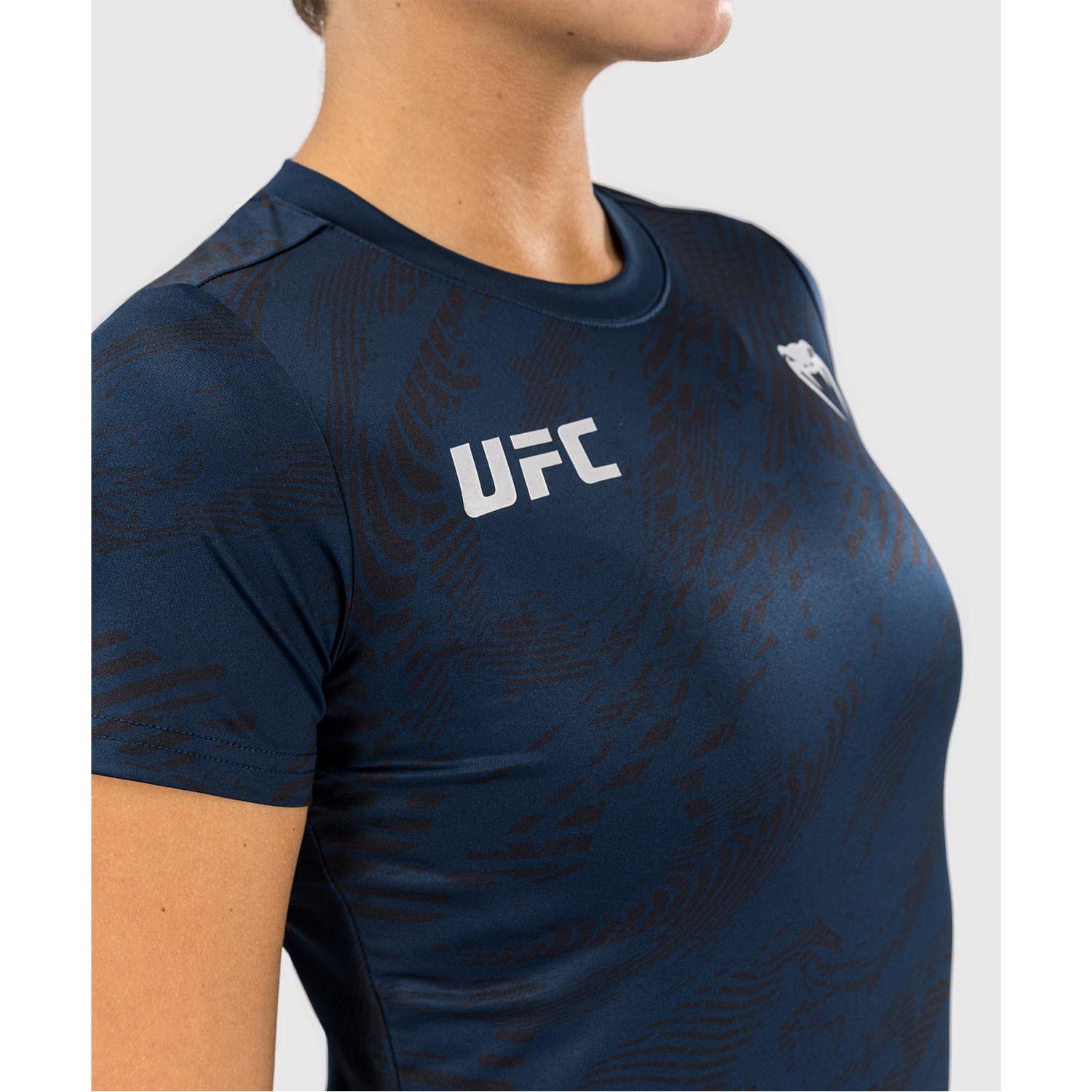 VENUM Dry Tech T-Shirt, Damen, UFC Fusion Fight Week, dunkelblau, XL