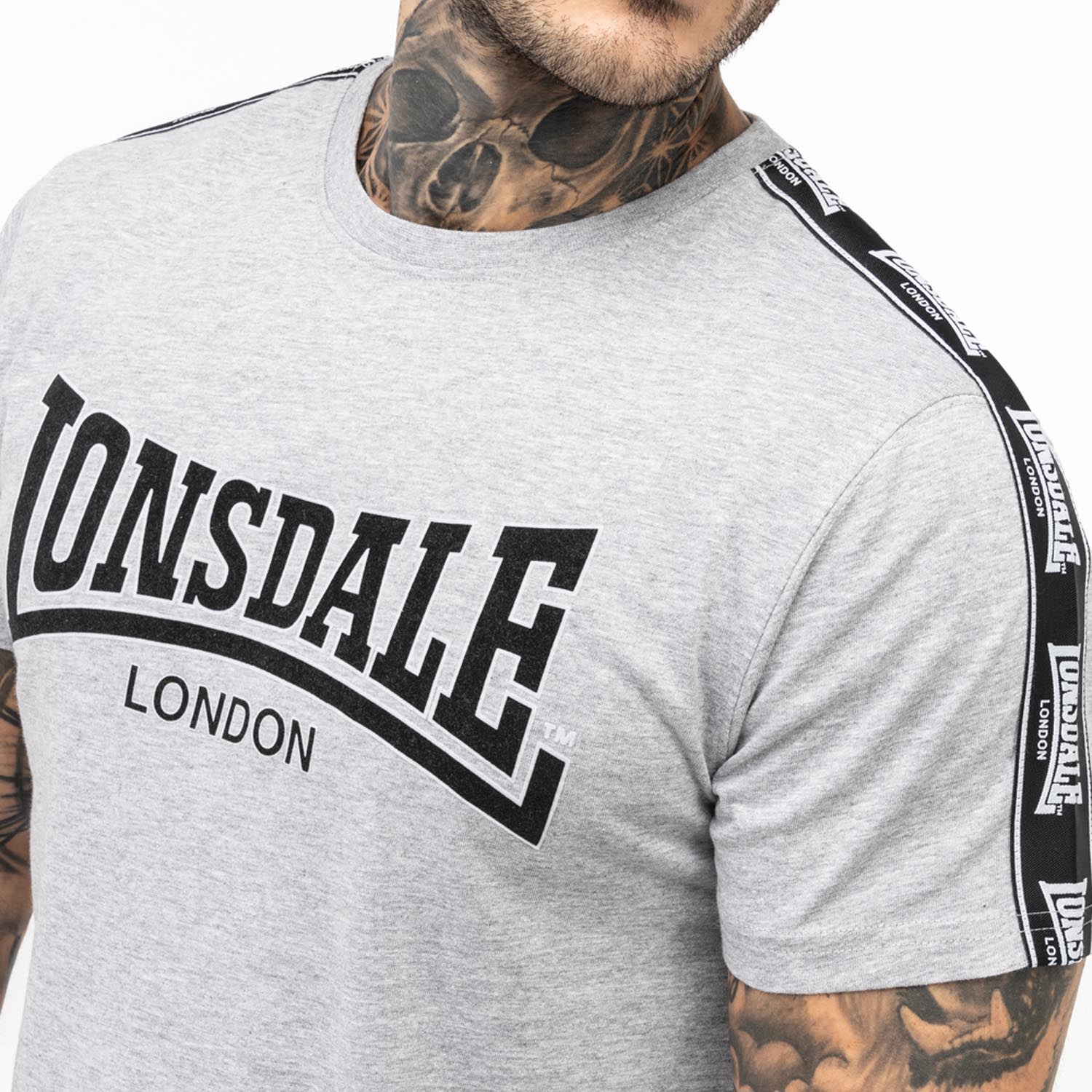 Lonsdale T-Shirt, Vementry, grau, XL