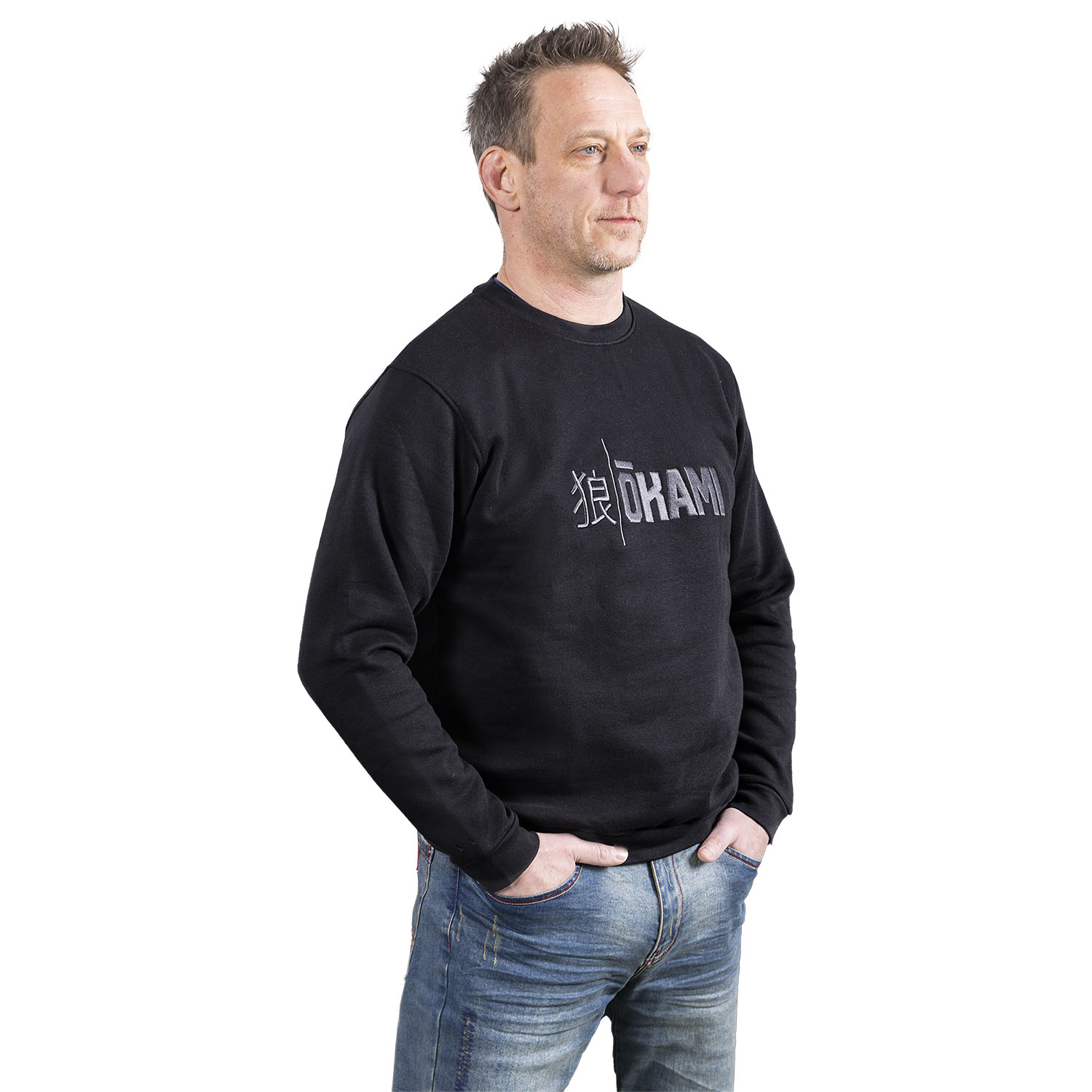 OKAMI Pullover, Spirit, black, M