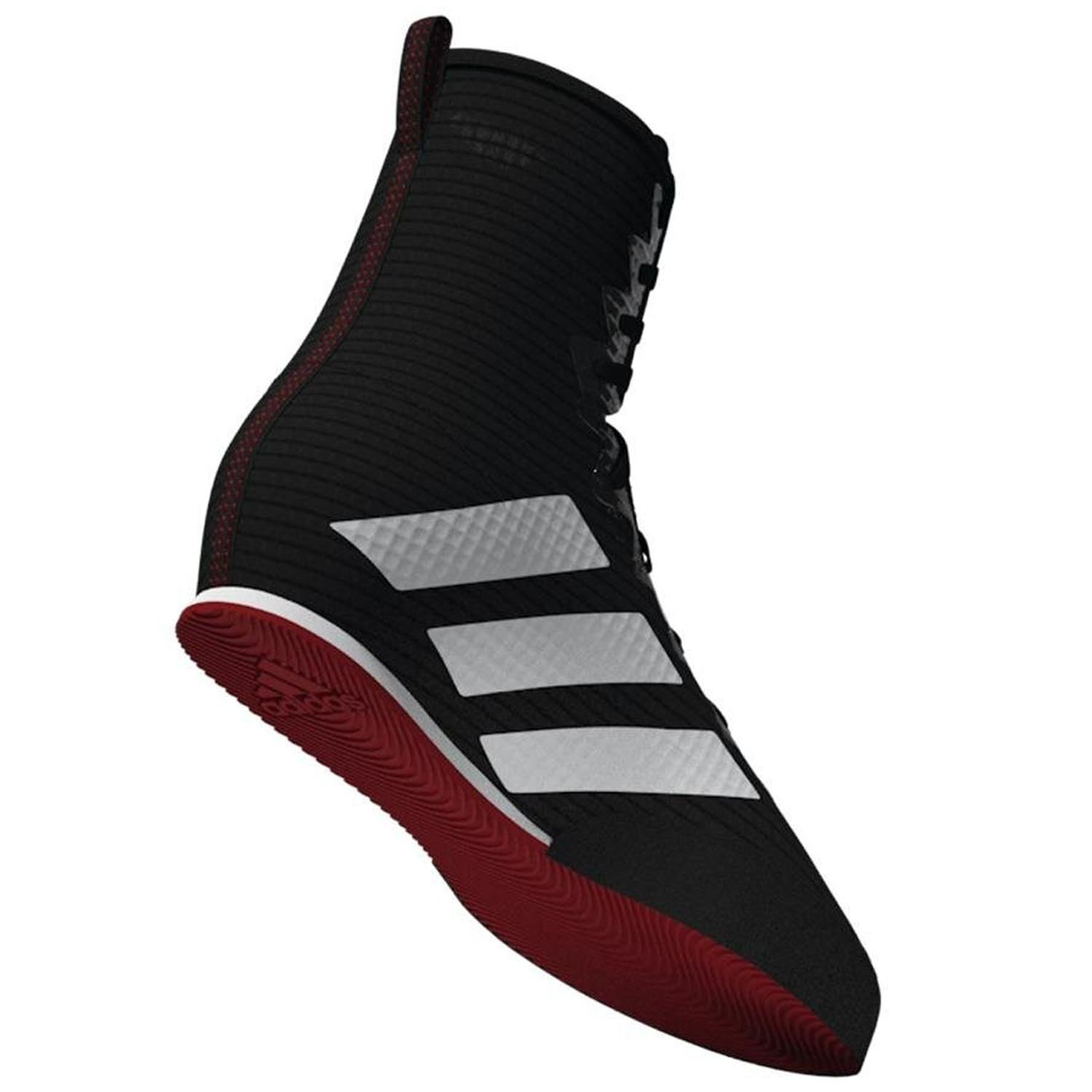 adidas Boxing Shoes, Box Hog 4, black-white, 47 ⅓ (UK 12)