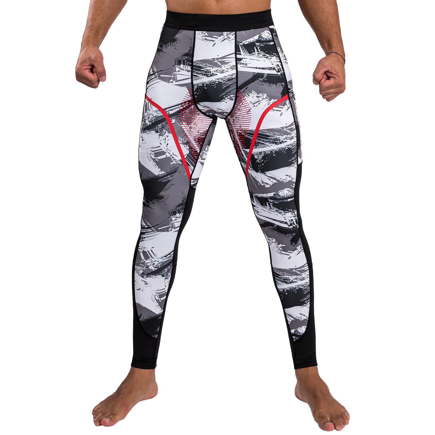 VENUM Compression Pants, Electron 3.0, grey-red, XL