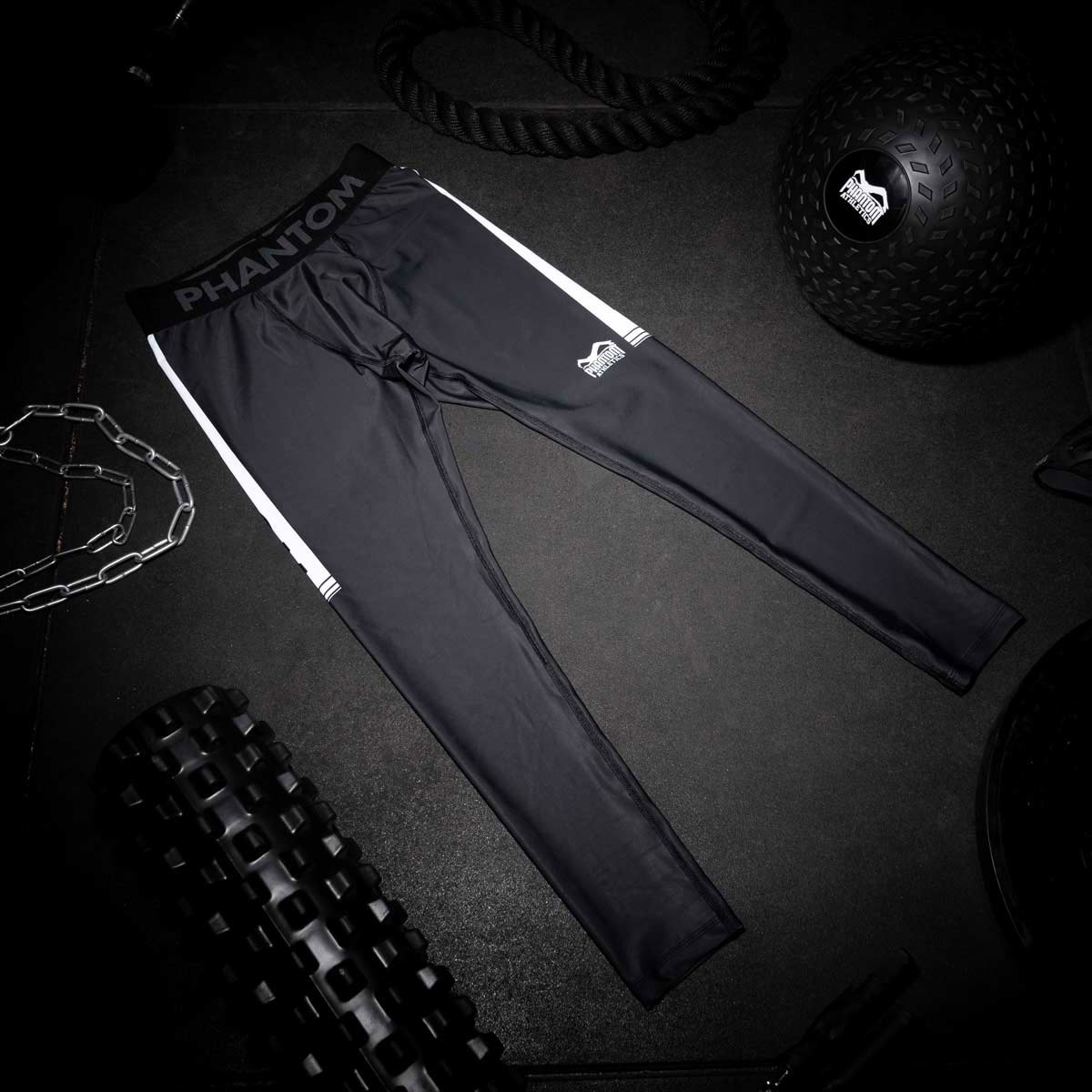 Phantom Atheltics Compression Pants, Apex, black, XXL