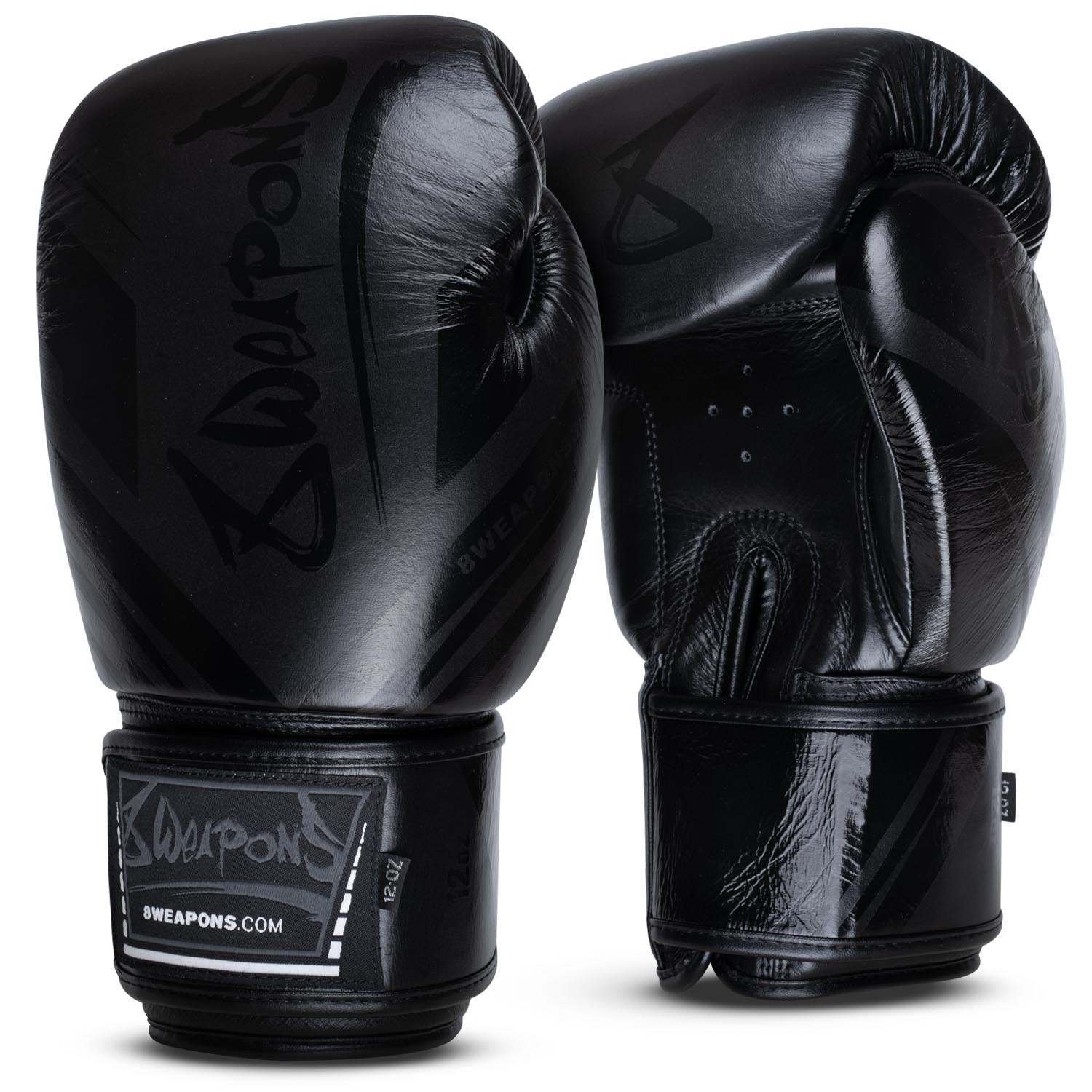8 WEAPONS Boxing Gloves, Shift, black-matt, 16 Oz
