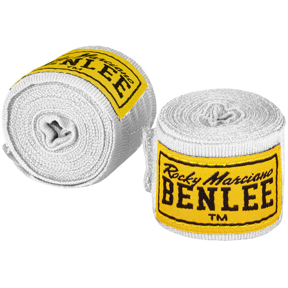 BENLEE Handwraps, white, elastic, 3 m