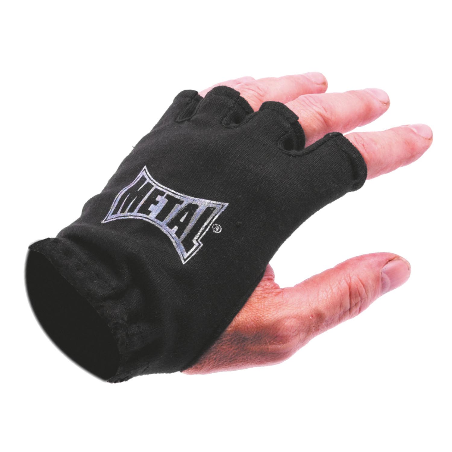 Metal Boxe Knuckle Gloves, black