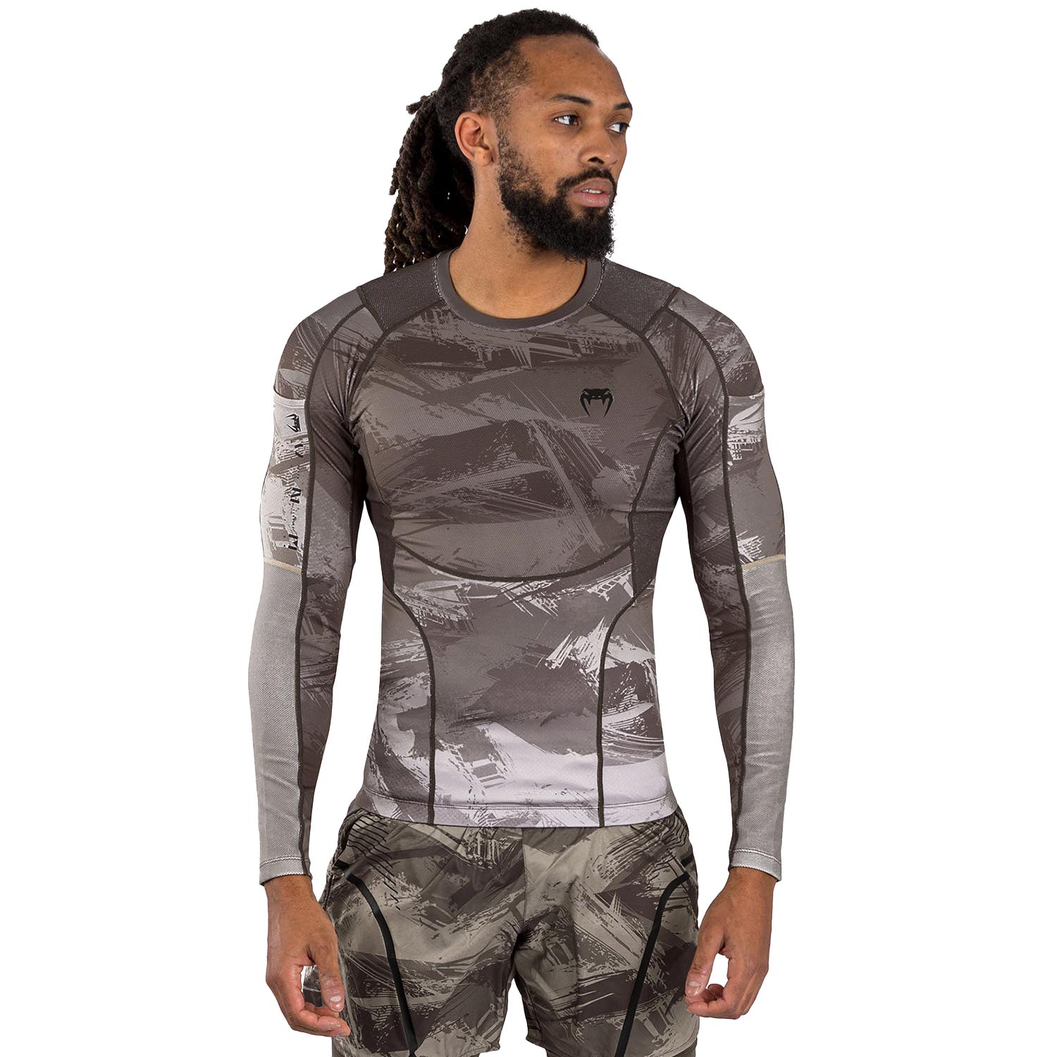 VENUM Rashguard, L/S, Electron 3.0, sand, S