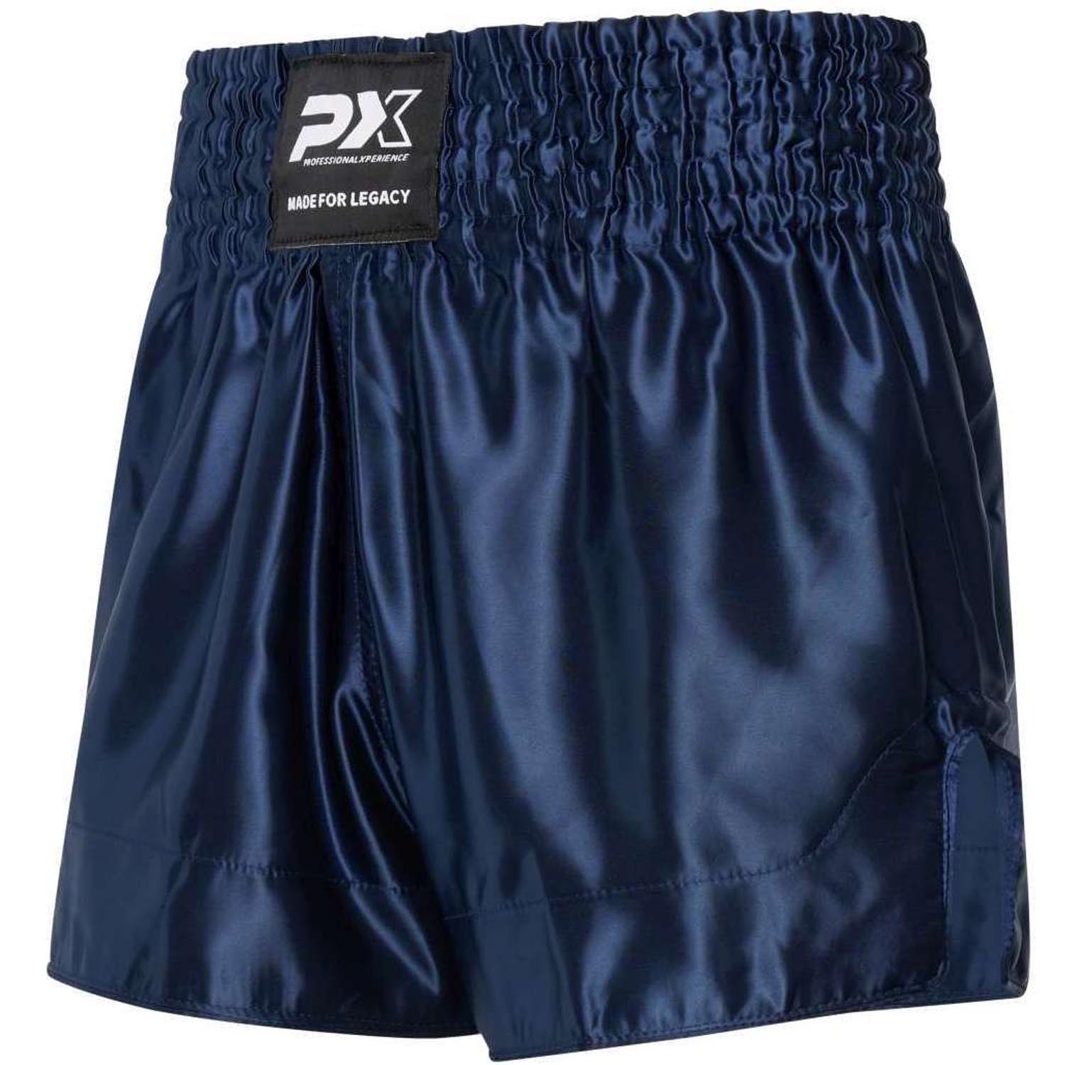 PX Muay Thai Shorts, Legacy, blue
