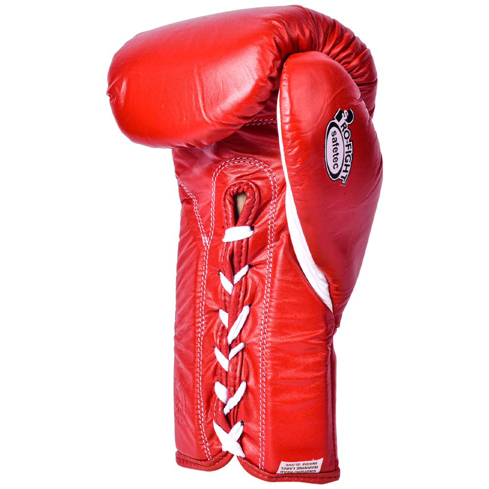 Cleto Reyes Boxing Gloves, Safetec Contest, red, 10 Oz