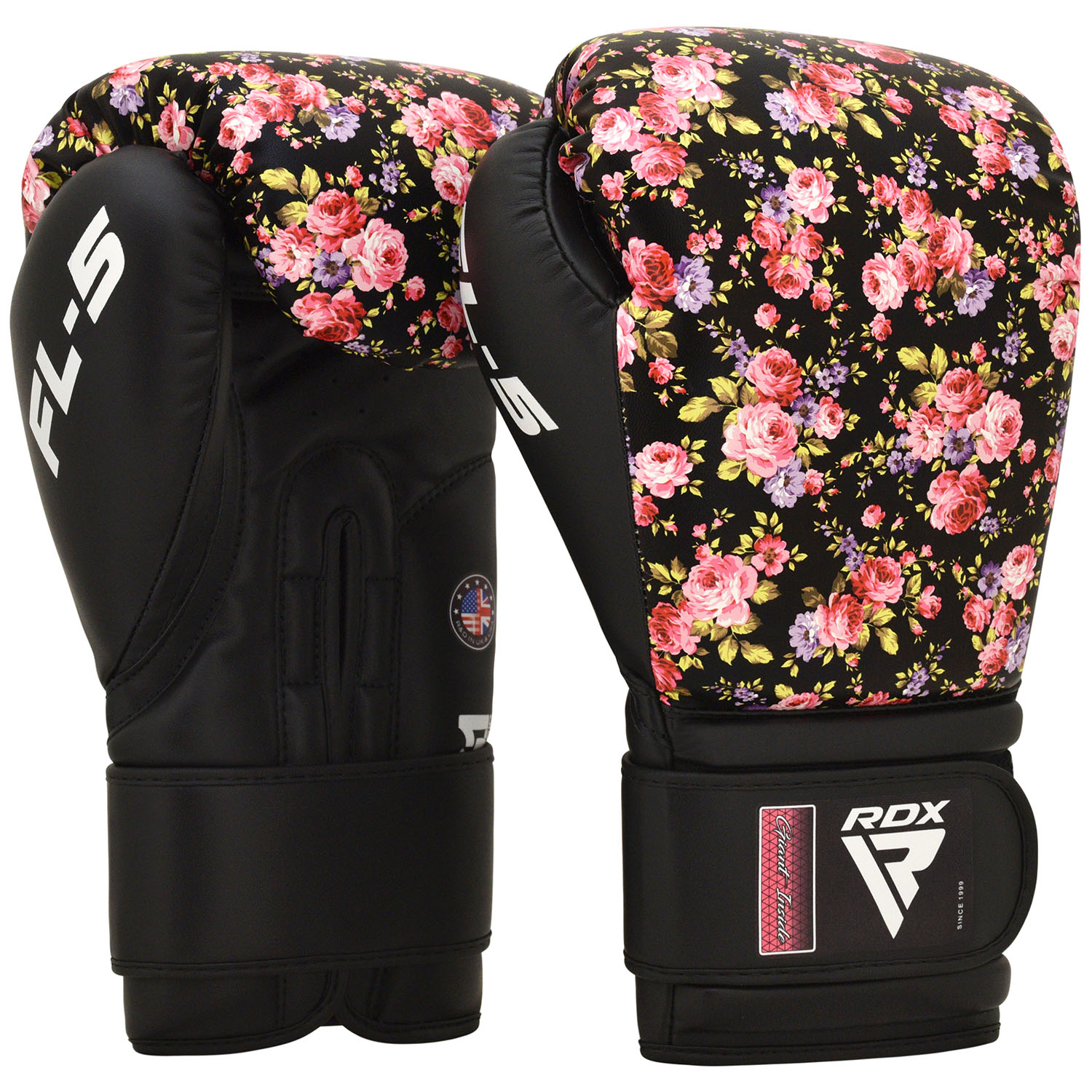 RDX Boxing Gloves, FL5, black, 8 Oz