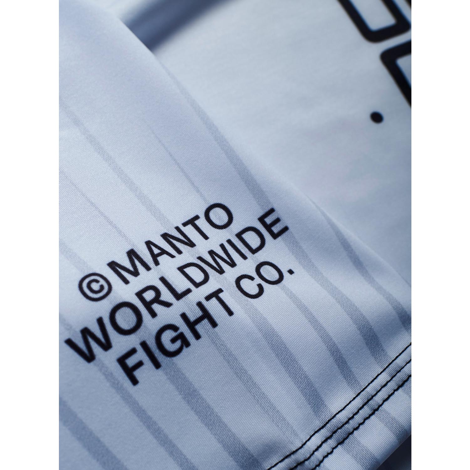 MANTO Rashguard, S/S, Ranked, white, XXL