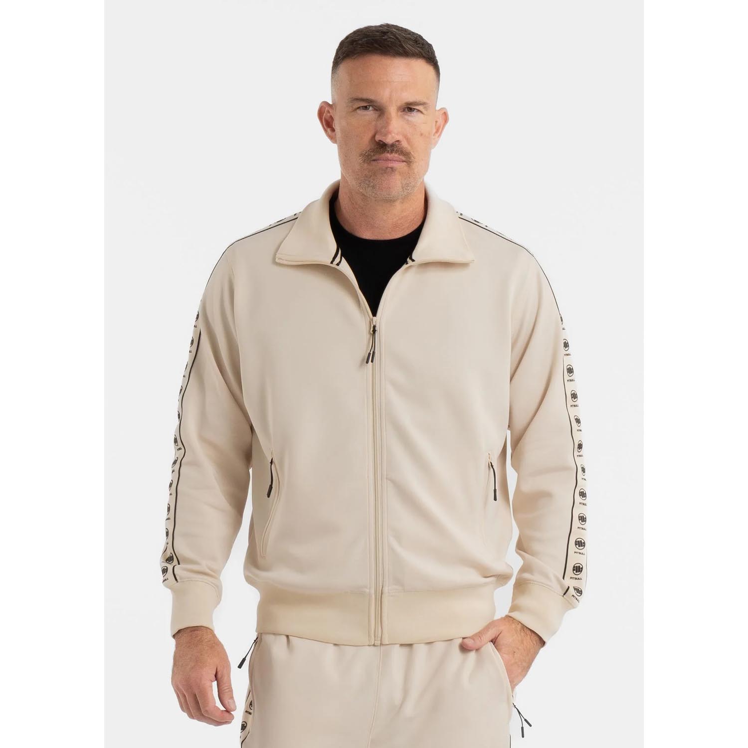 Pit Bull West Coast Training Jacket, Powers, white, XXXL