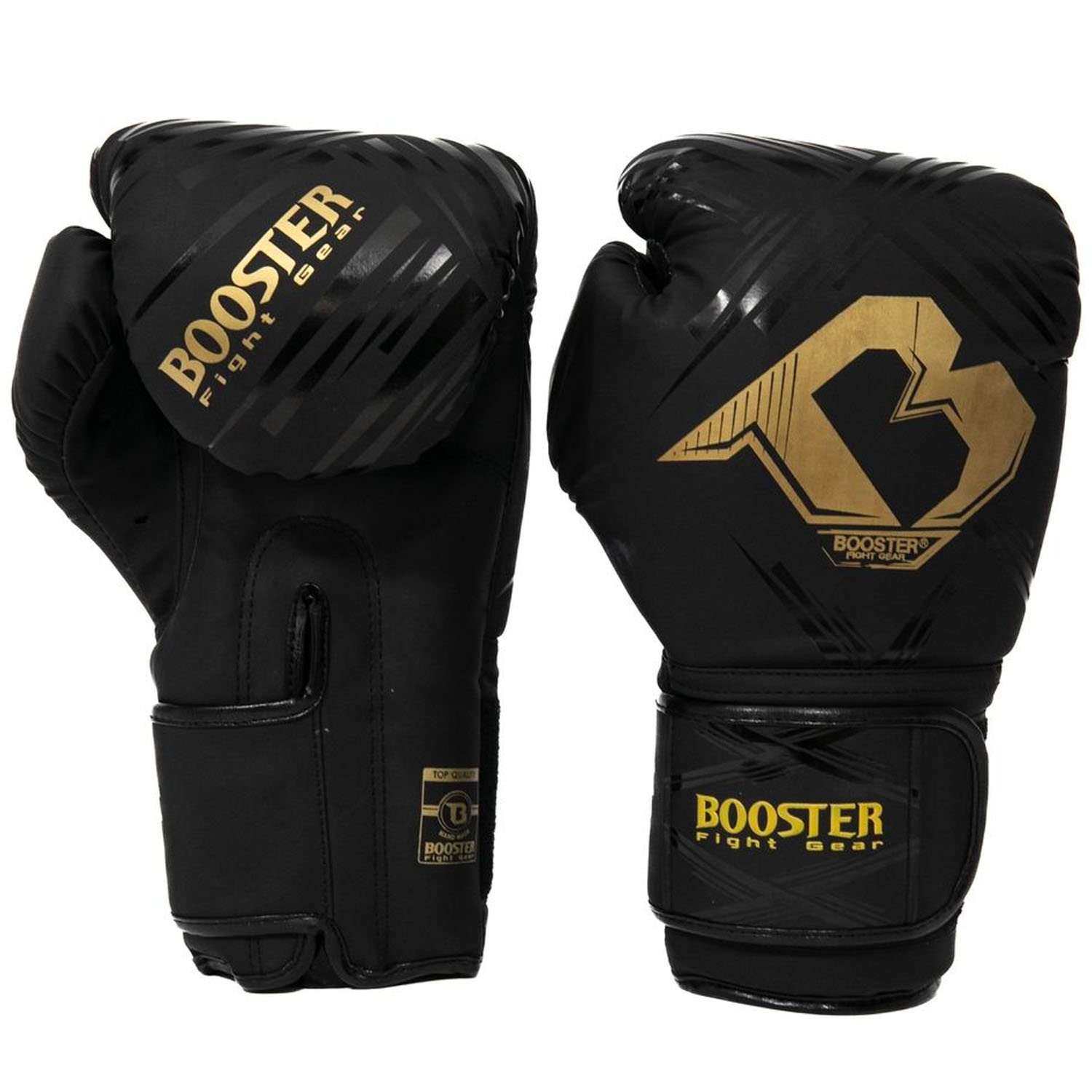 Booster Boxing Gloves, Alpha, black-gold 14 Oz