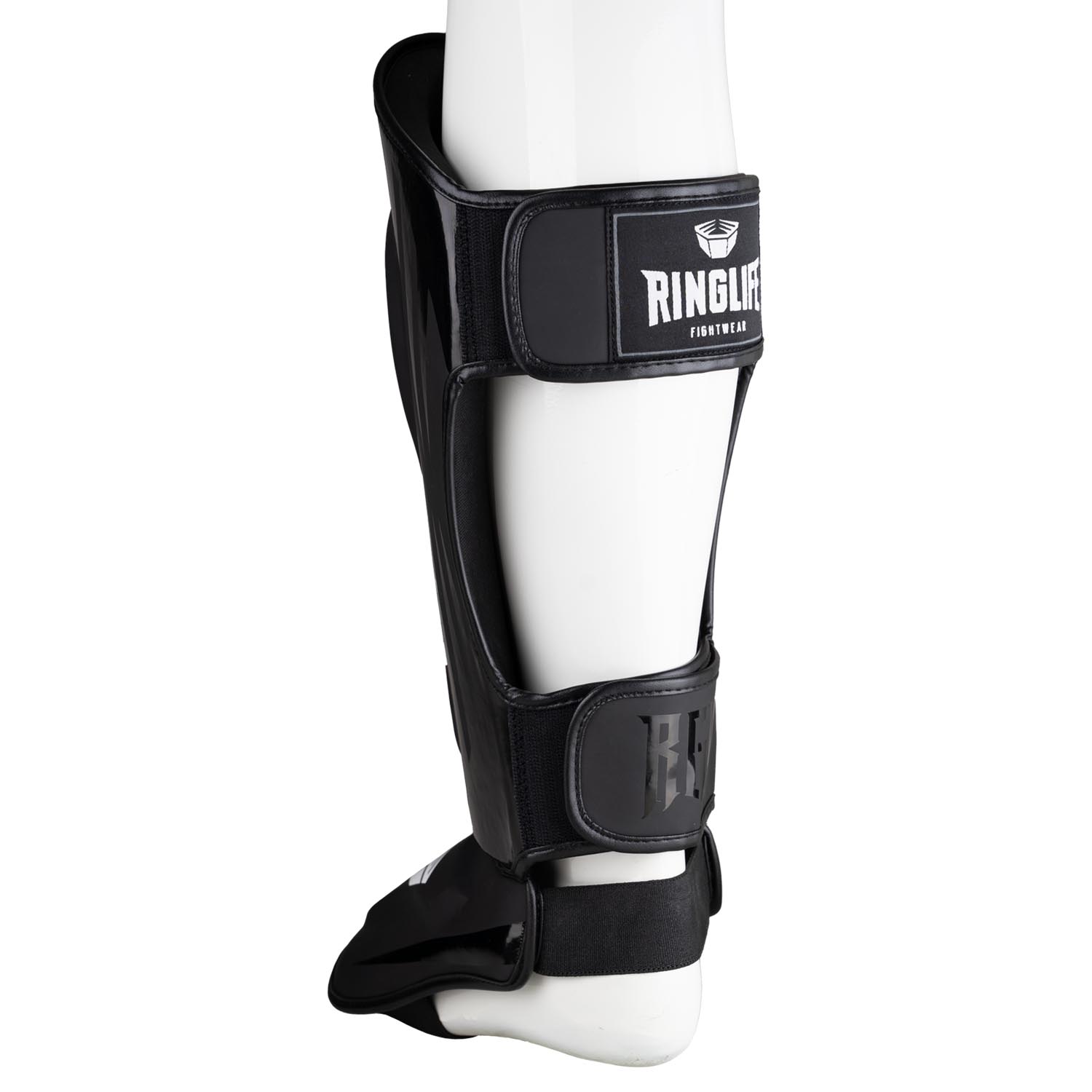 RINGLIFE Shin Guards - No.1 black-white M